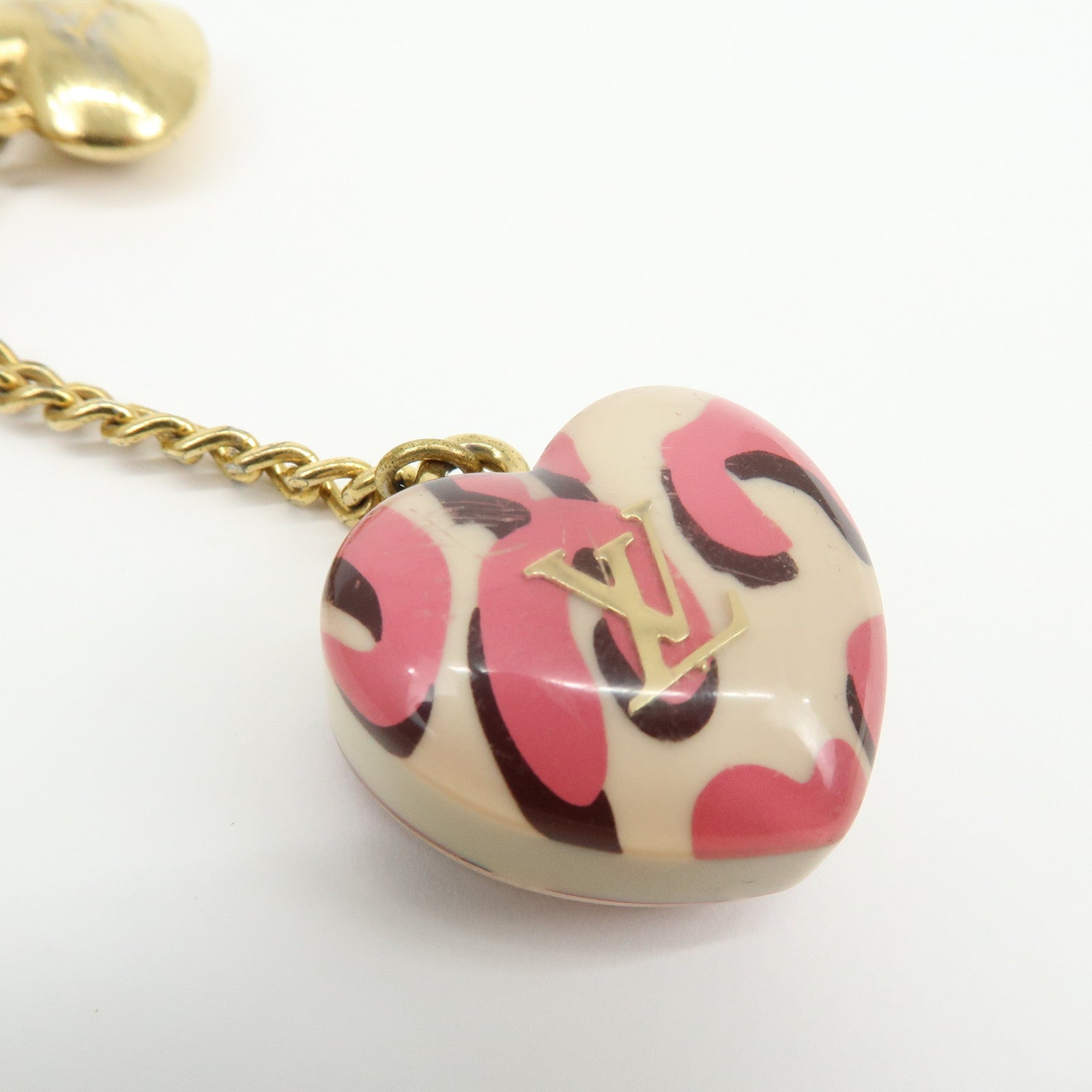 Louis Vuitton Wild At Heart Porte Cles Bag Charm Leopard M66263