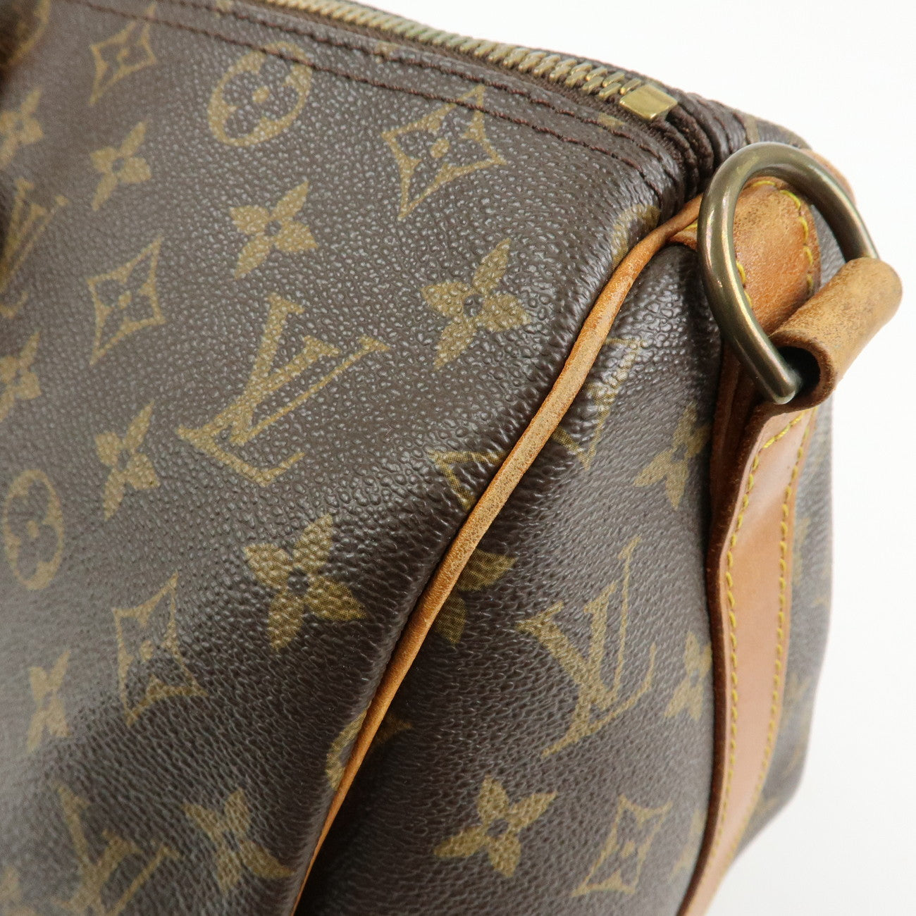 Louis Vuitton Monogram Keep All Bandouliere 45 Boston Bag M41418
