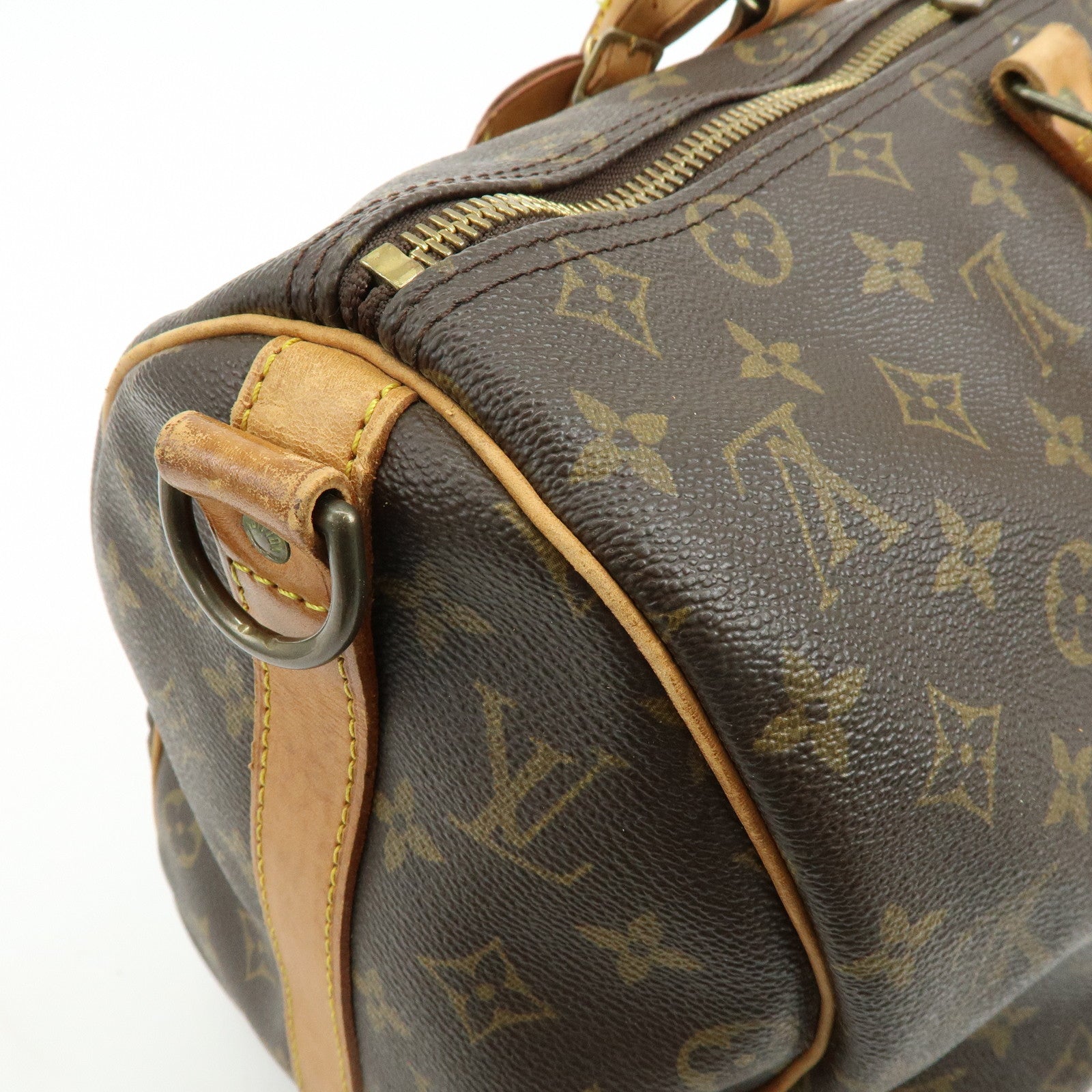 Louis Vuitton Monogram Keep All Bandouliere 45 Boston Bag M41418
