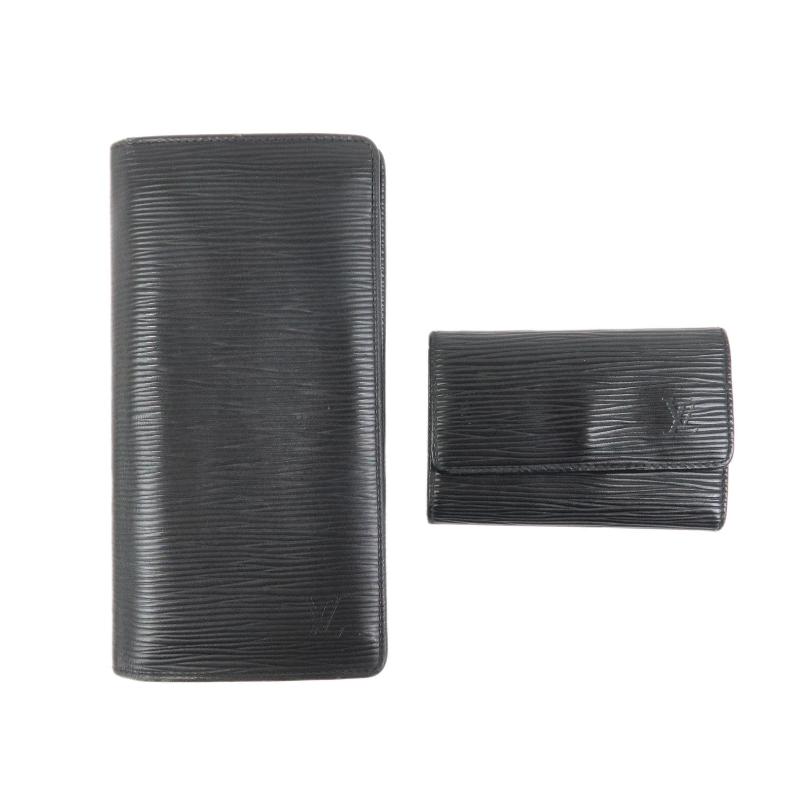 Louis Vuitton Set of 2 Epi Long Wallet Key Case M60622/M63812