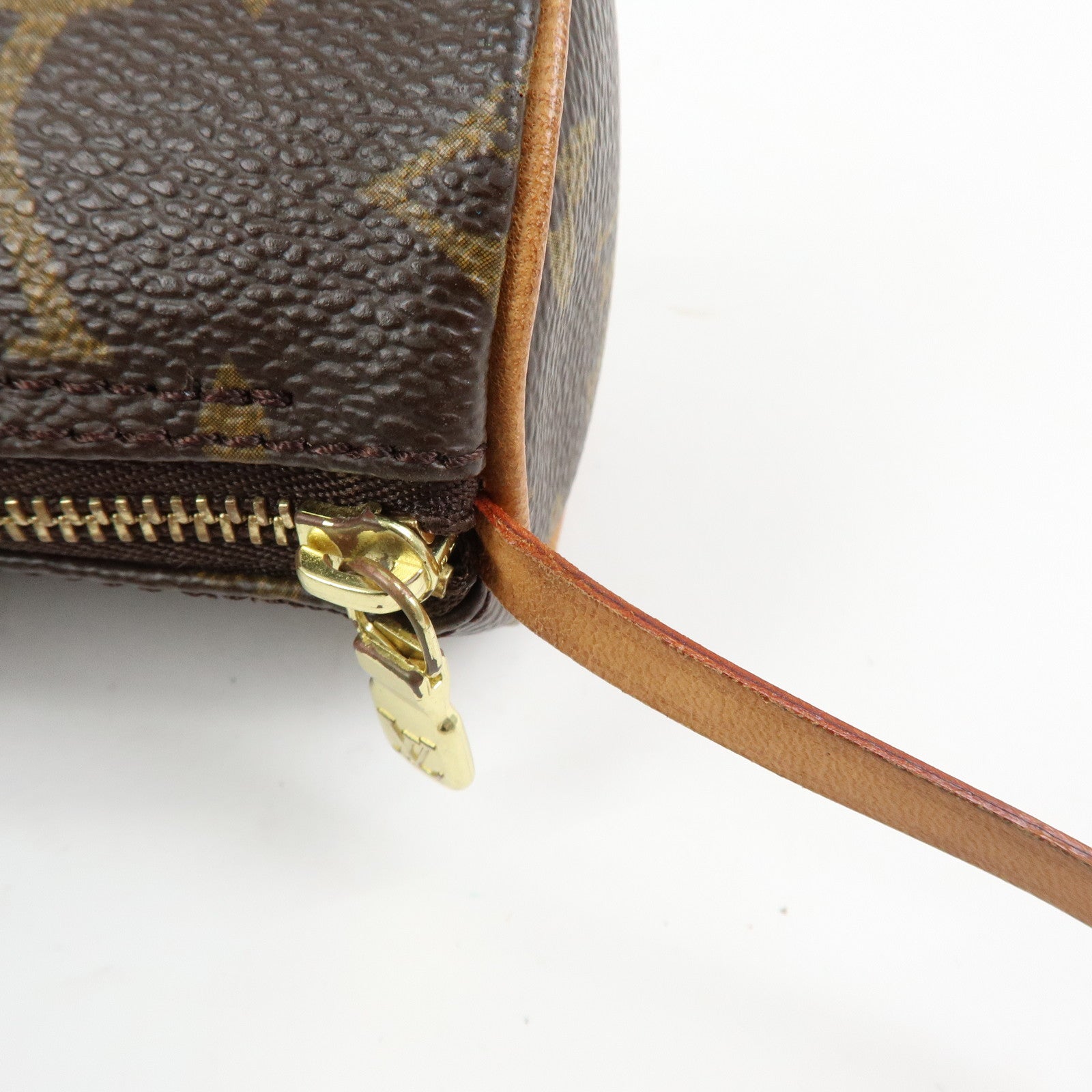 Louis Vuitton Monogram Mini Pouch for Papillon Bag Brown