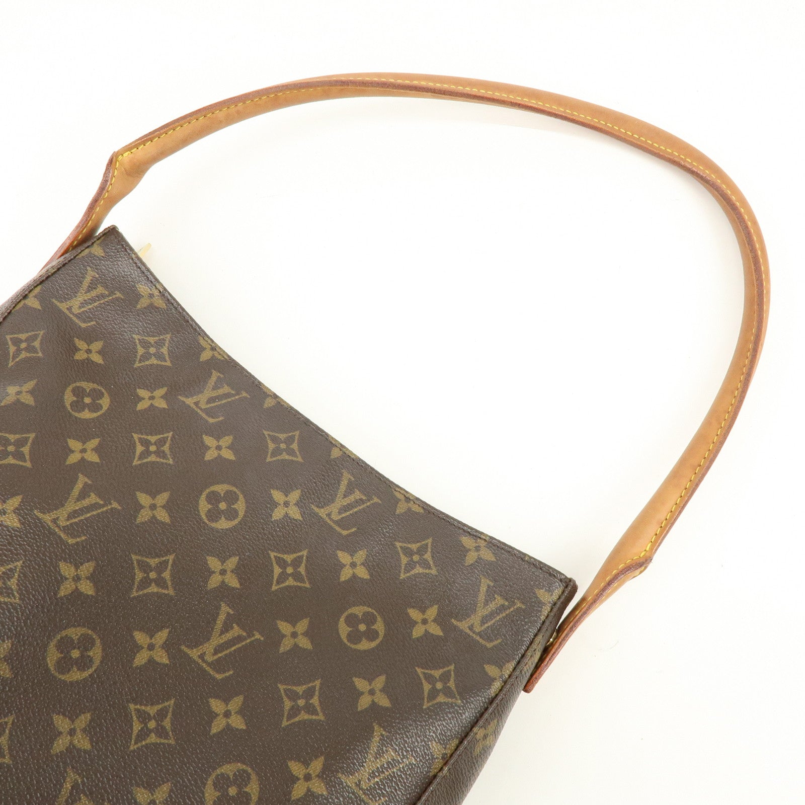 Louis Vuitton Monogram Looping GM Shoulder Bag Brown M51145