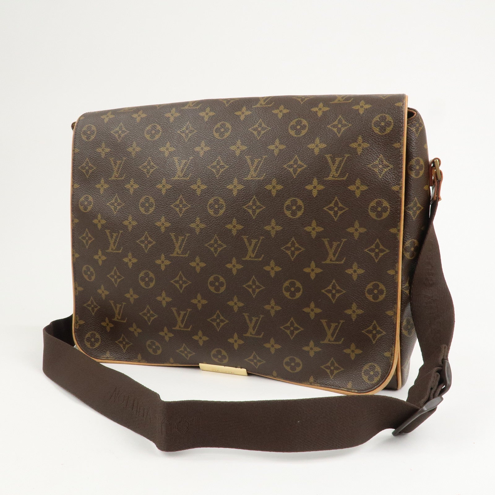 Louis Vuitton Monogram Abbesses Messenger Bag Brown M45257