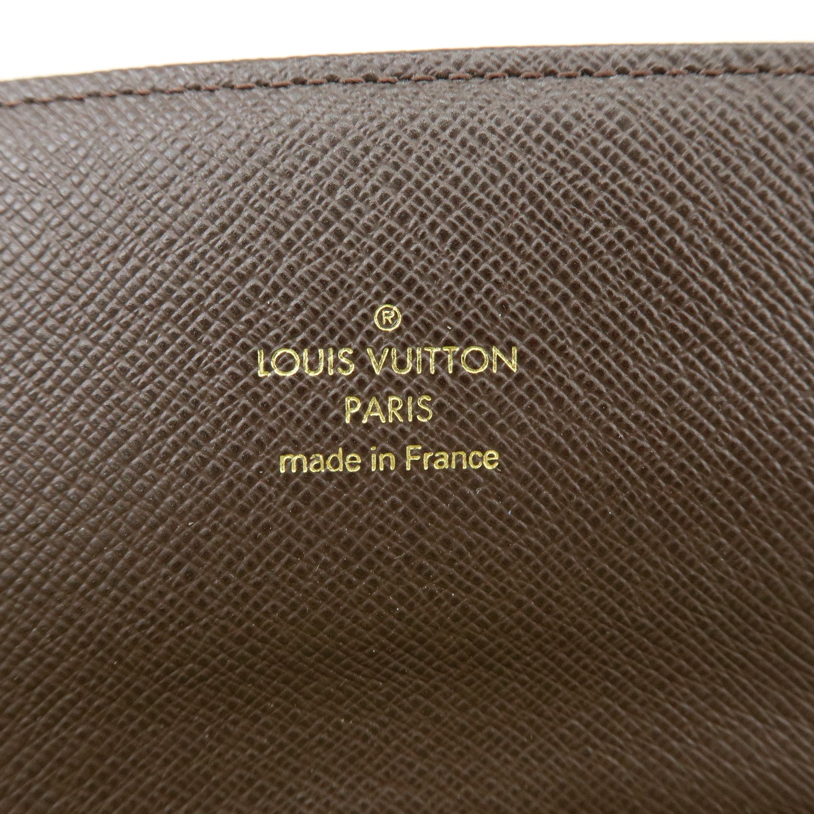 Louis Vuitton Monogram Mini Lin Canvas Long Wallet Brown M95234