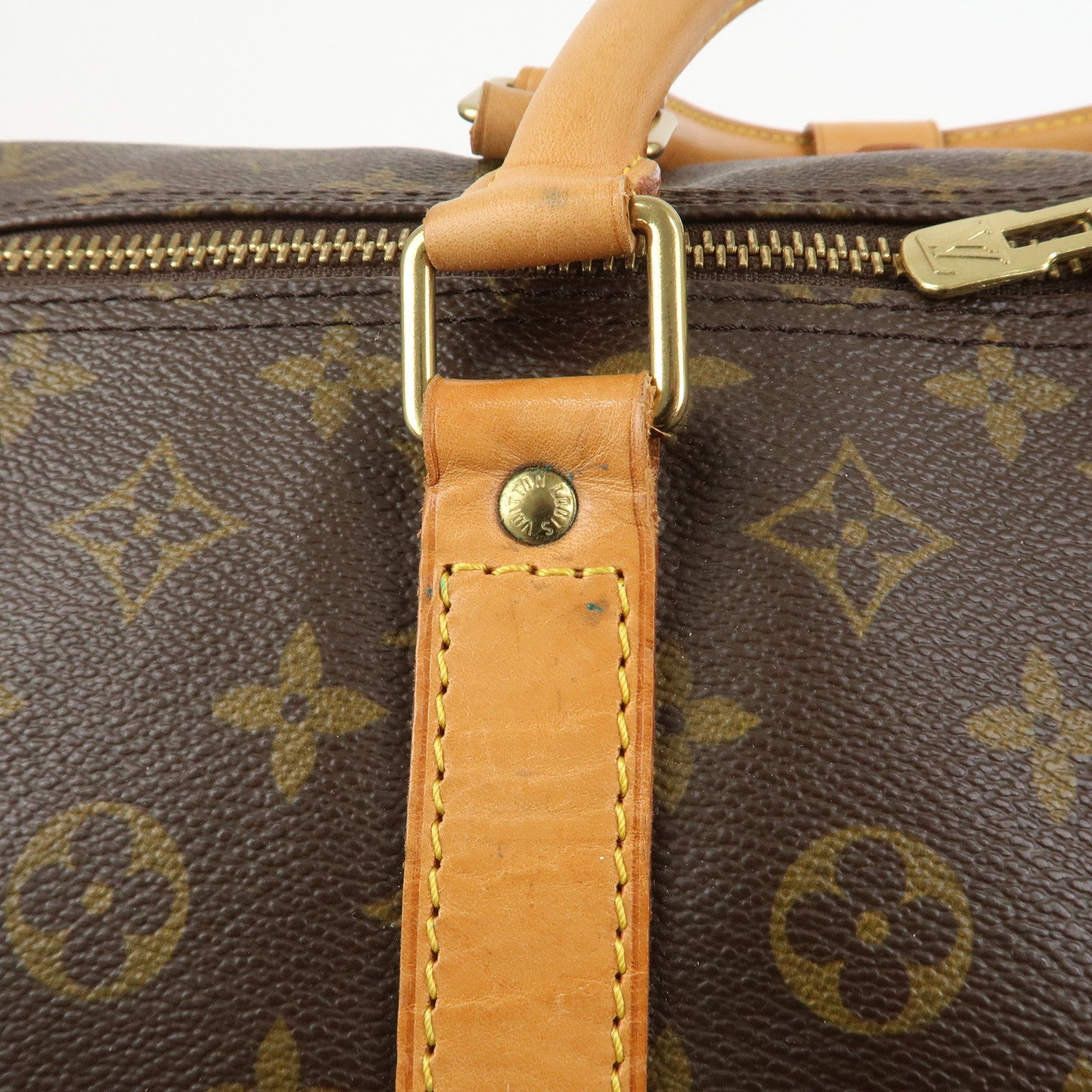 Louis Vuitton Monogram Keep All Bandouliere 60 Boston Bag M41412