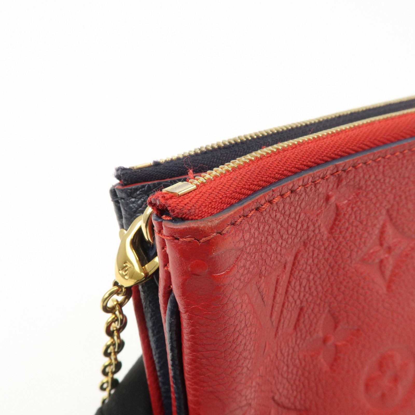 Louis Vuitton Monogram Empreinte Pochette Double Zip M63916 Used