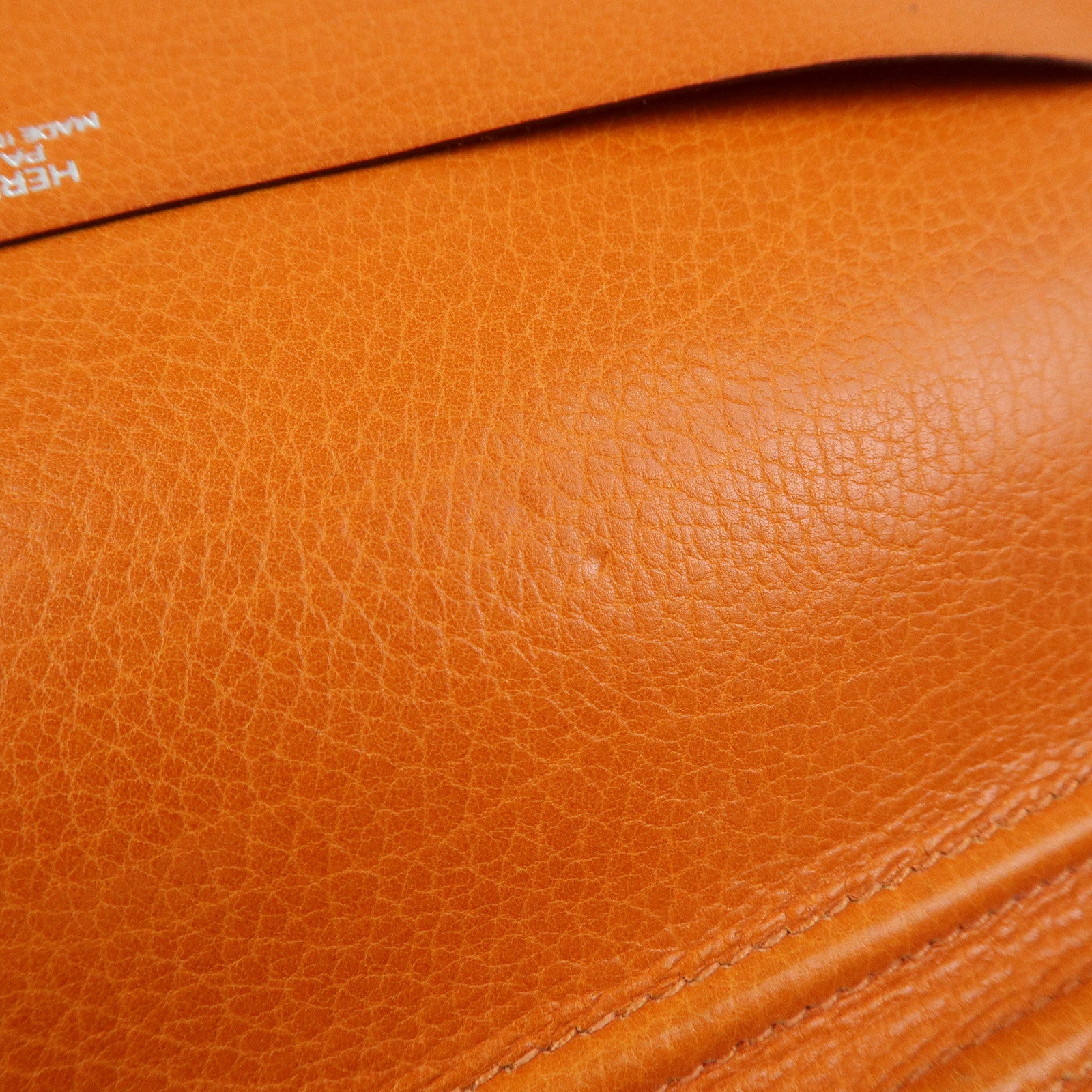 HERMES Togo Leather Agenda Cover Planner Cover □I Stamped Orange