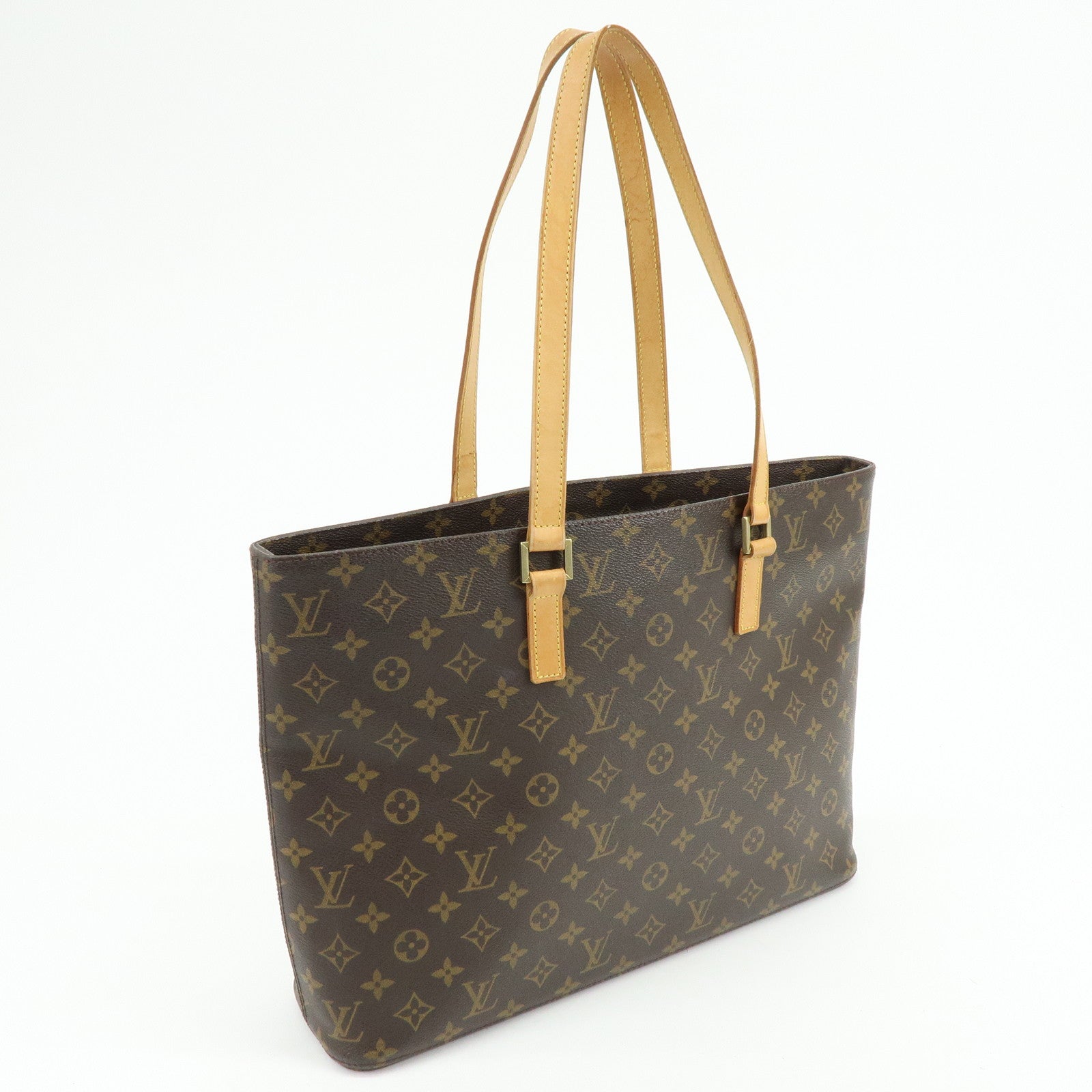 Louis Vuitton Monogram Luco Tote Bag Shoulder Bag Brown M51155