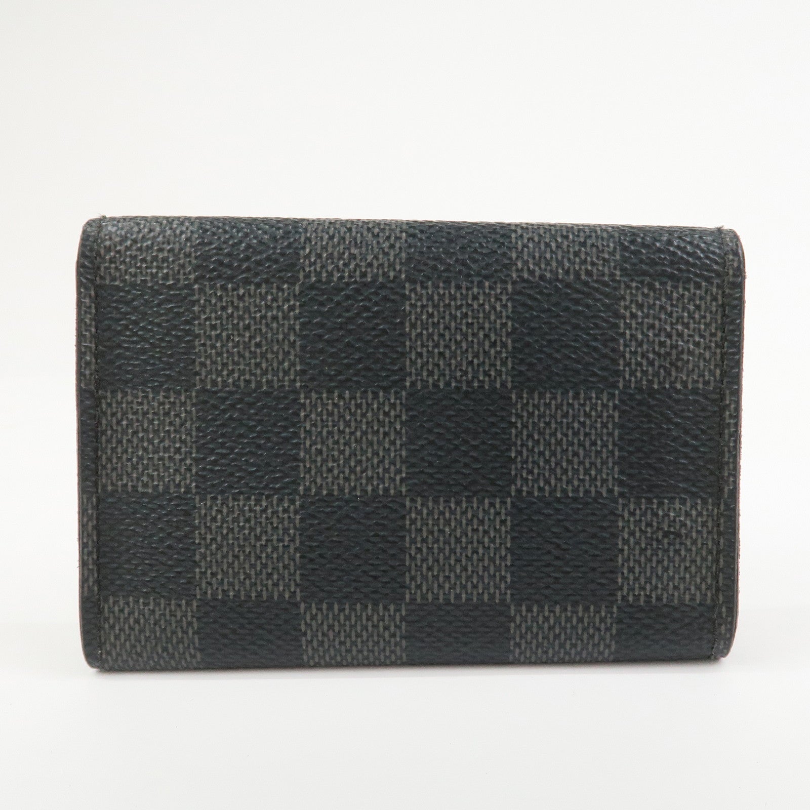 Louis Vuitton Damier Graphite Multicle 6 Key Case Gray Black N62662