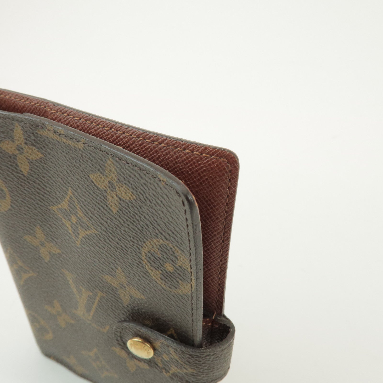 Louis Vuitton Monogram Agenda PM Planner Cover Brown R20005