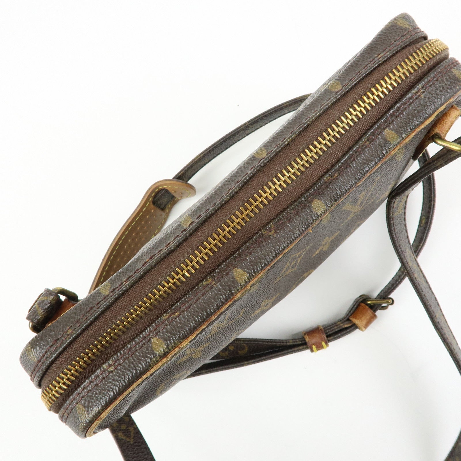 Louis Vuitton Monogram Pochette Marly Bandouliere Bag Brown M51828