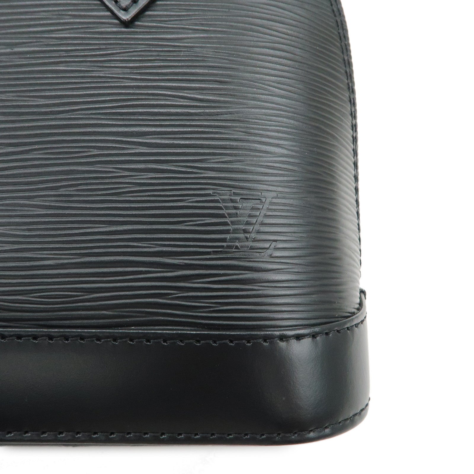 Louis Vuitton Epi Alma BB 2Way Hand Shoulder Bag Noir Black M40862