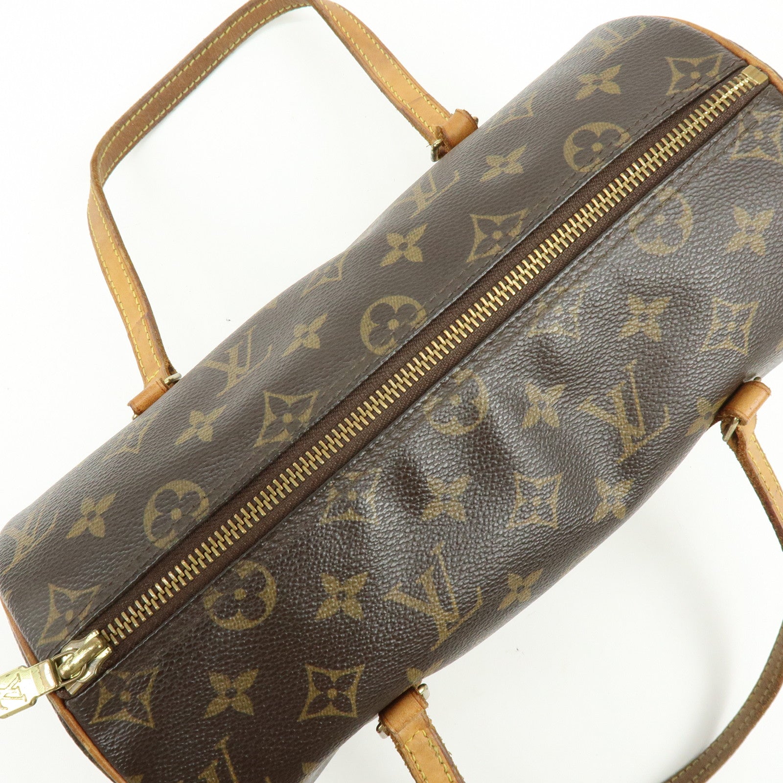 Louis Vuitton Monogram Papillon 26 Hand Bag Brown M51386