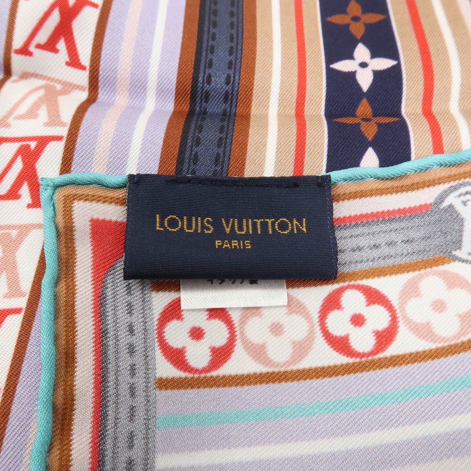 Louis Vuitton Monogram Carre 70 Silk 100% Belt Print Scarf MM77341