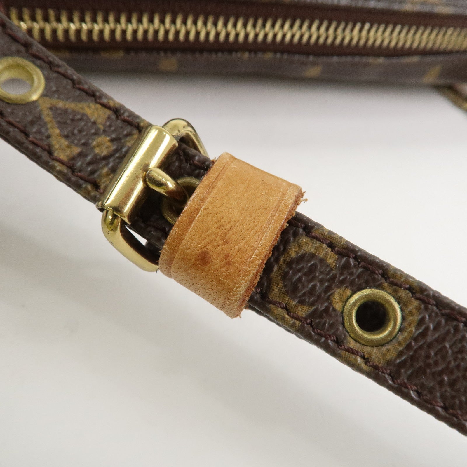 Louis Vuitton Monogram Pochette Marly Bandouliere Bag Brown M51828