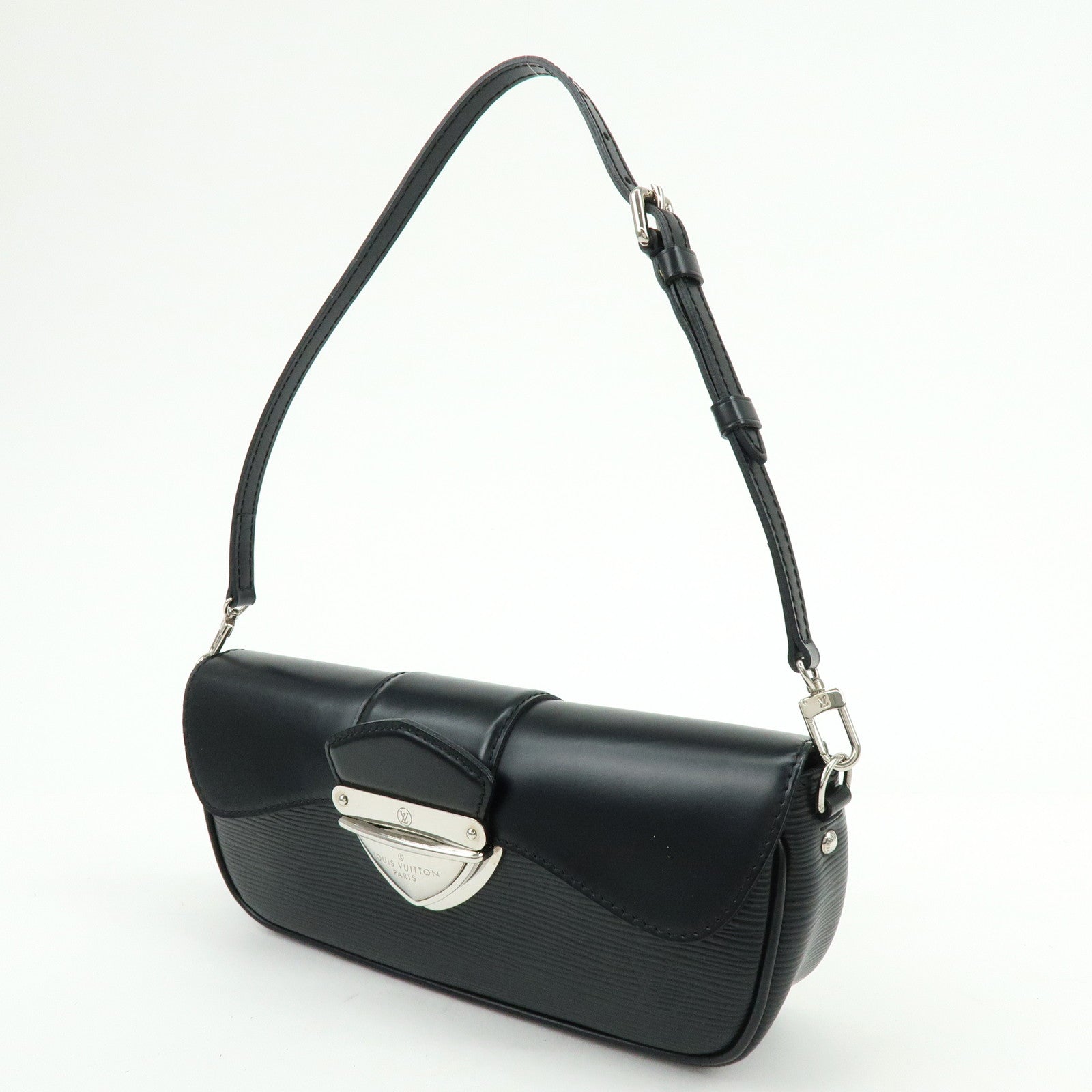 Louis Vuitton Epi Pochette Montaigne Shoulder Bag Noir M59292
