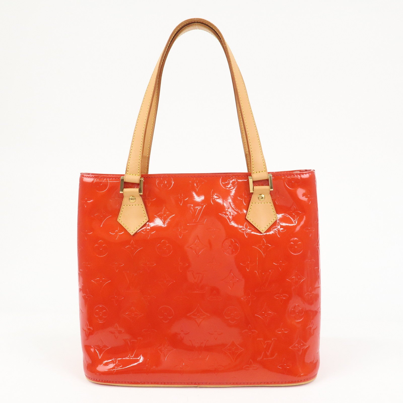 Louis Vuitton Monogram Vernis Leather Houston Hand Bag RougeＭ91092