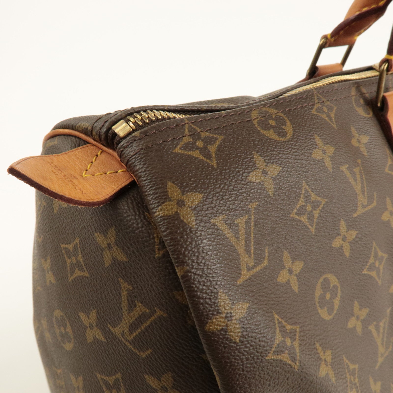 Louis Vuitton Monogram Keep All 45 Boston Bag Brown M41428