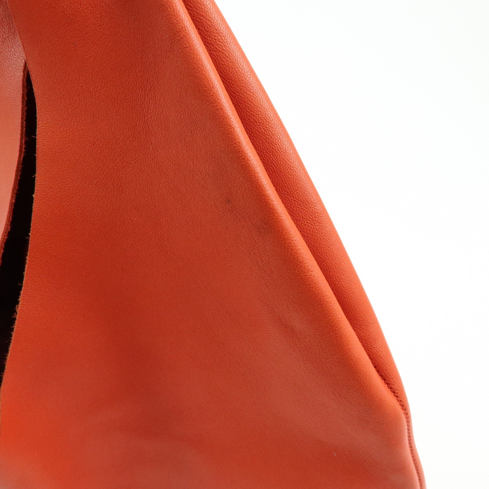 THE ROW Small Bindle Cowhide Leather Hand Bag Orange W1682L628