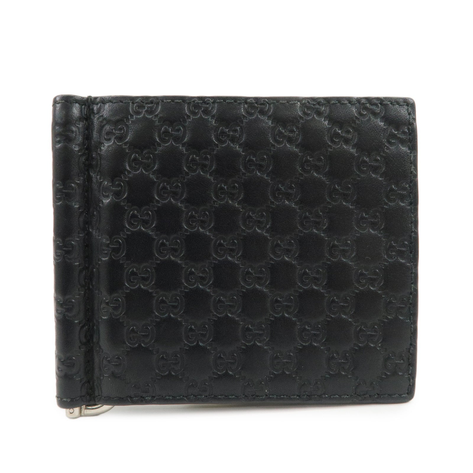 GUCCI Micro Guccissima Leather Bi-fold Wallet Card Case 544478