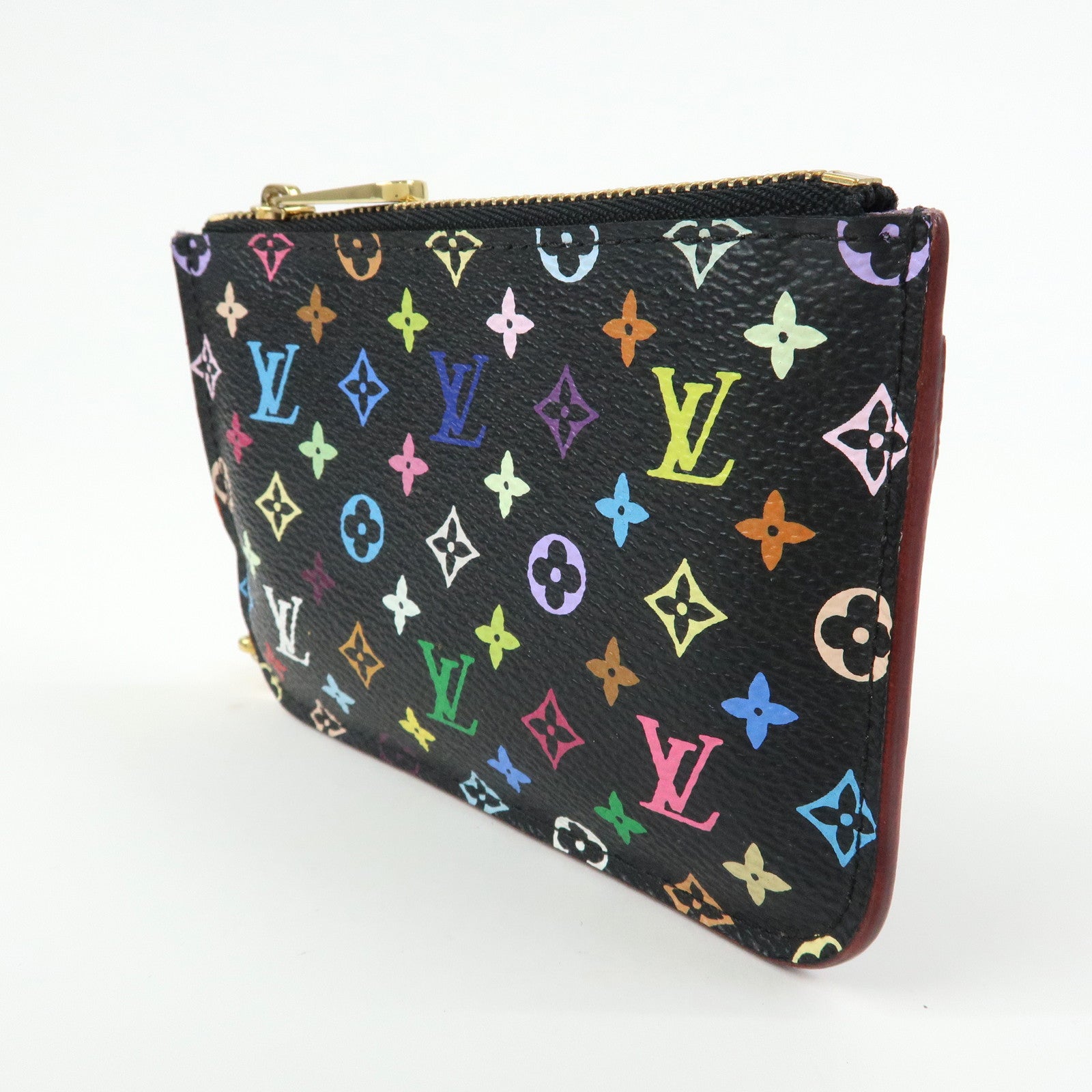 Louis Vuitton Monogram Multicolor Pochette Cles Coin Case M93735