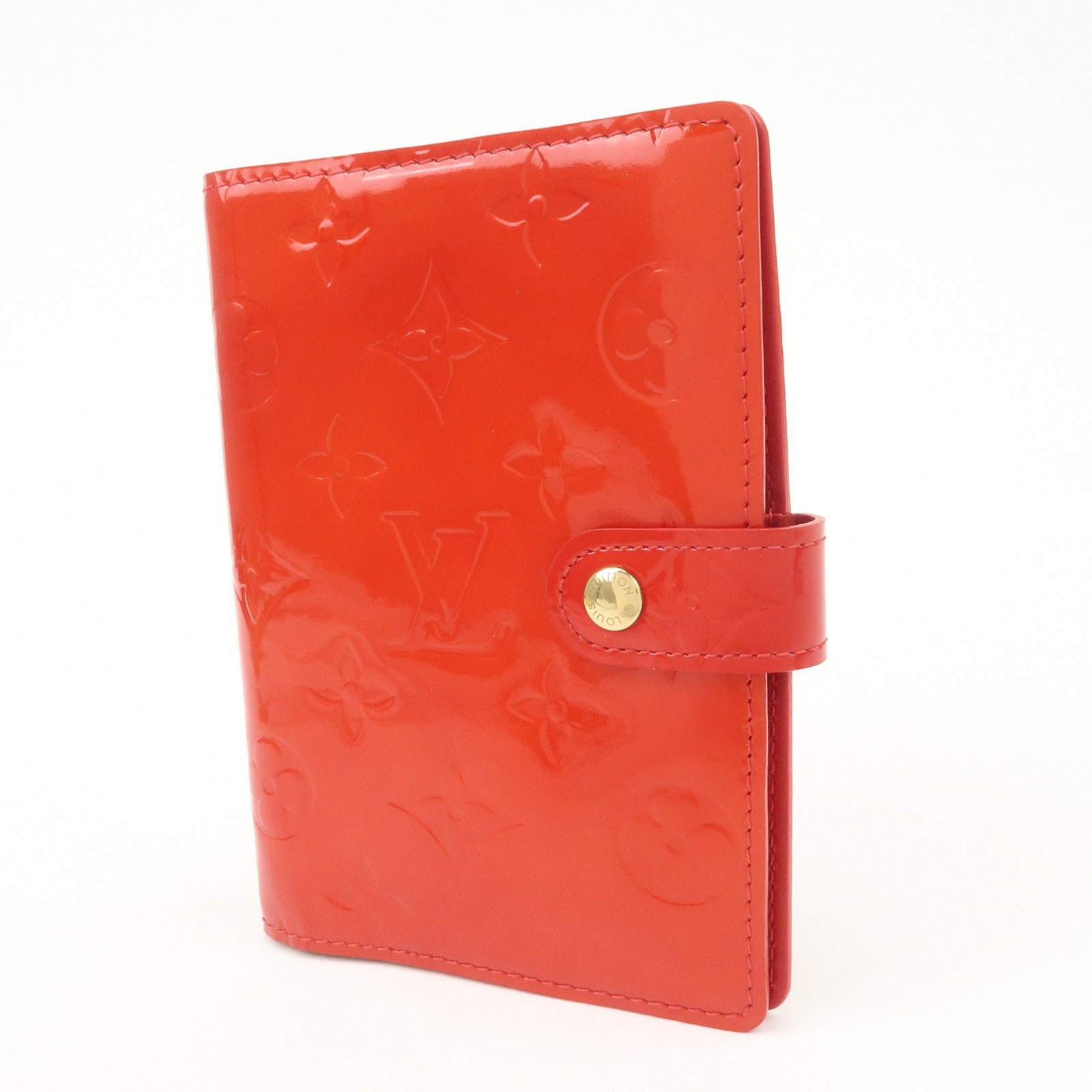 Louis Vuitton Monogram Vernis Agenda PM Pomme d'Amour R21016 Used