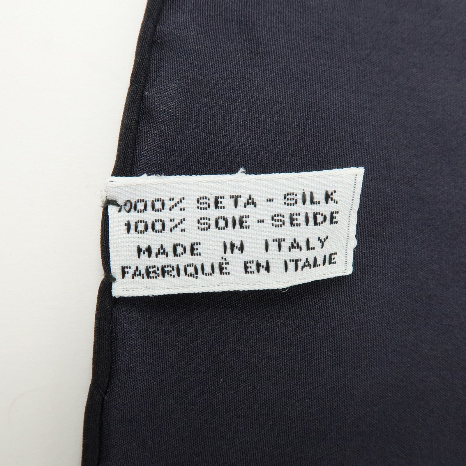 CHANEL Matelasse Silk 100% Scarf Black Green Gold