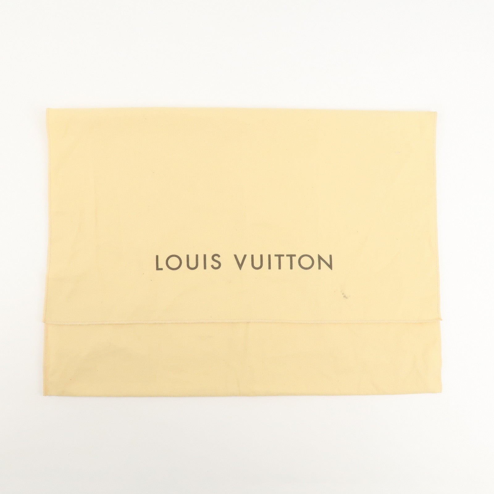 Louis Vuitton Set of 10 Dust Bag Storage Bag Flap Style Beige Used