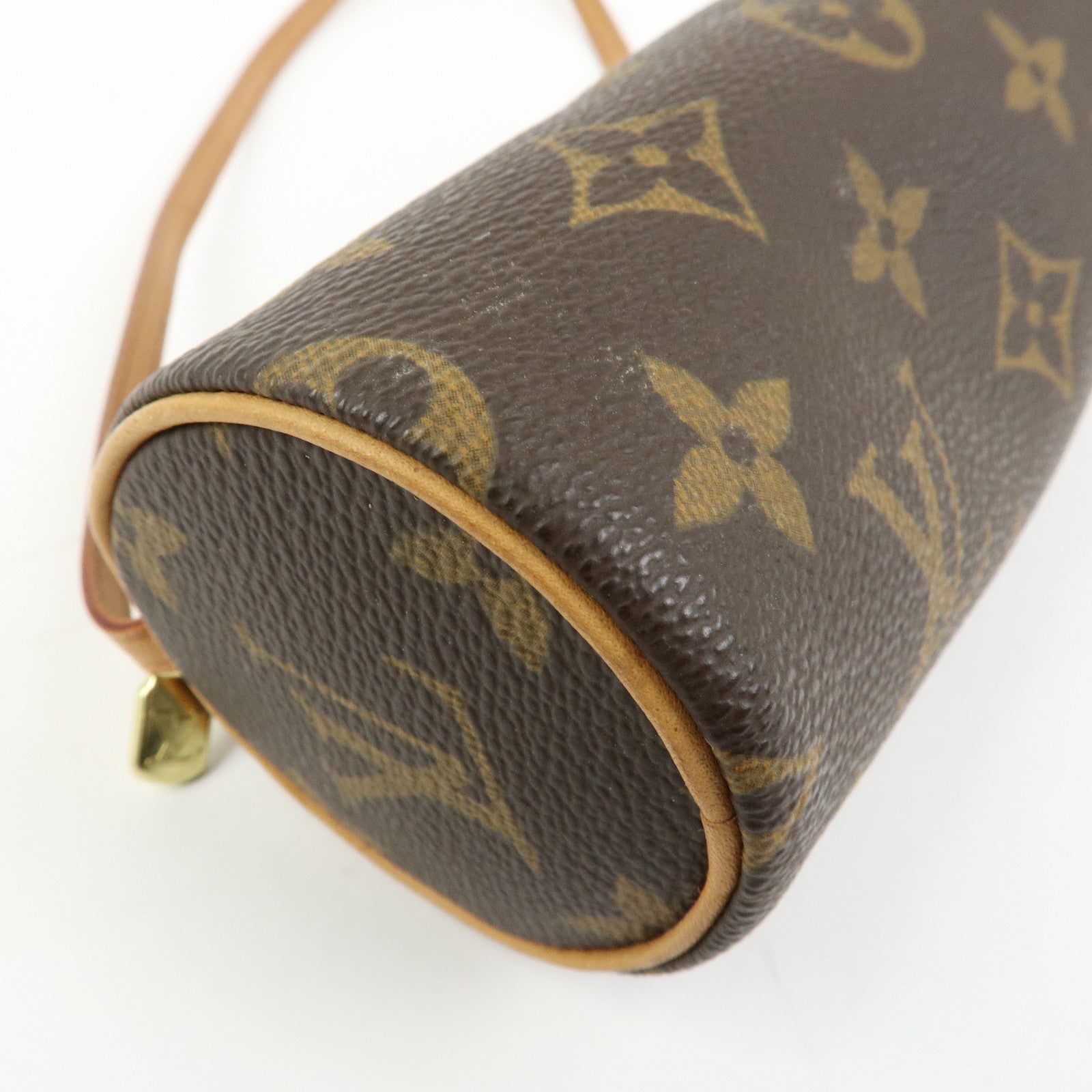 Louis Vuitton Monogram Canvas Leather Mini Pouch for Papillon Bag