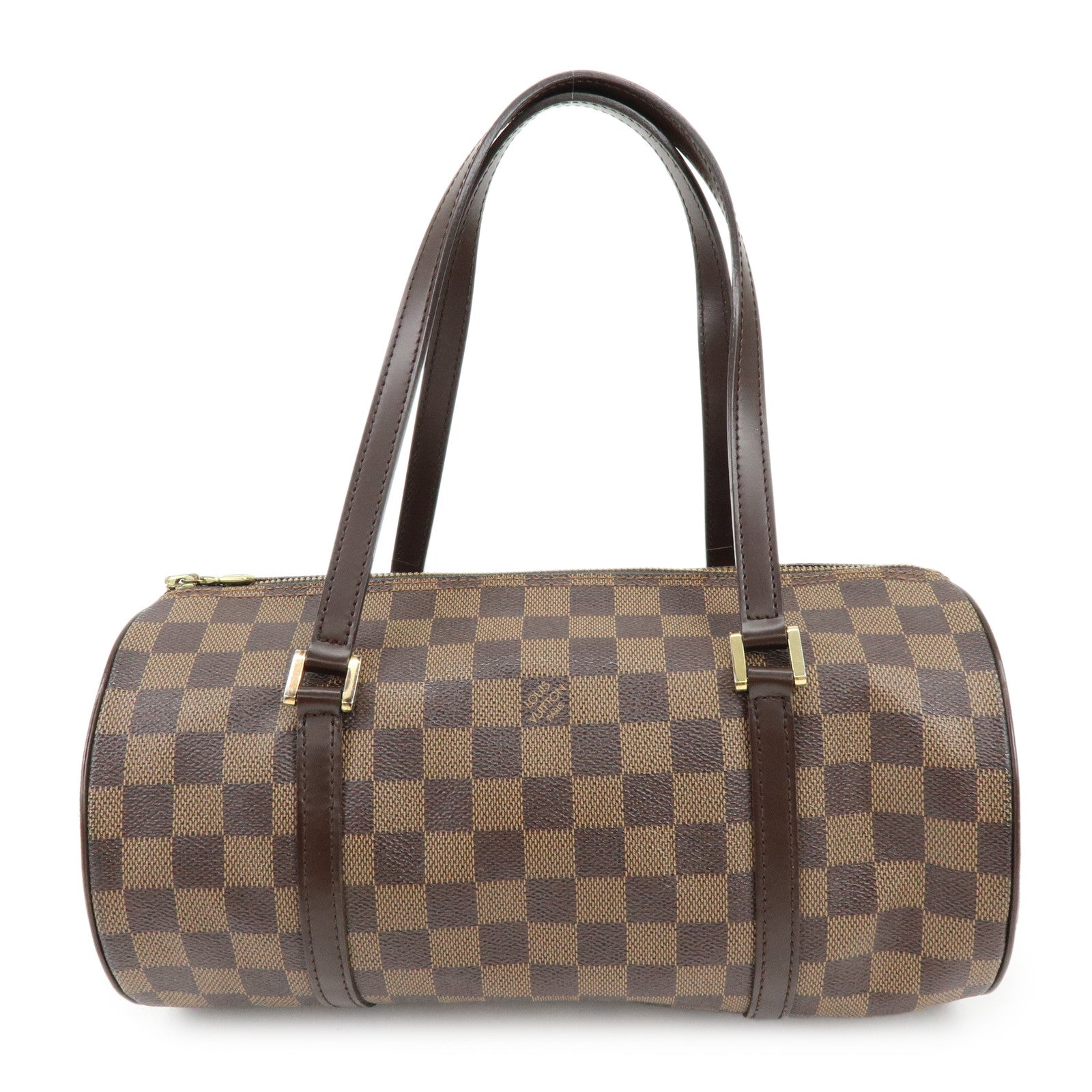 Louis Vuitton Damier Ebene Papillon 30 Hand Bag Brown N51303