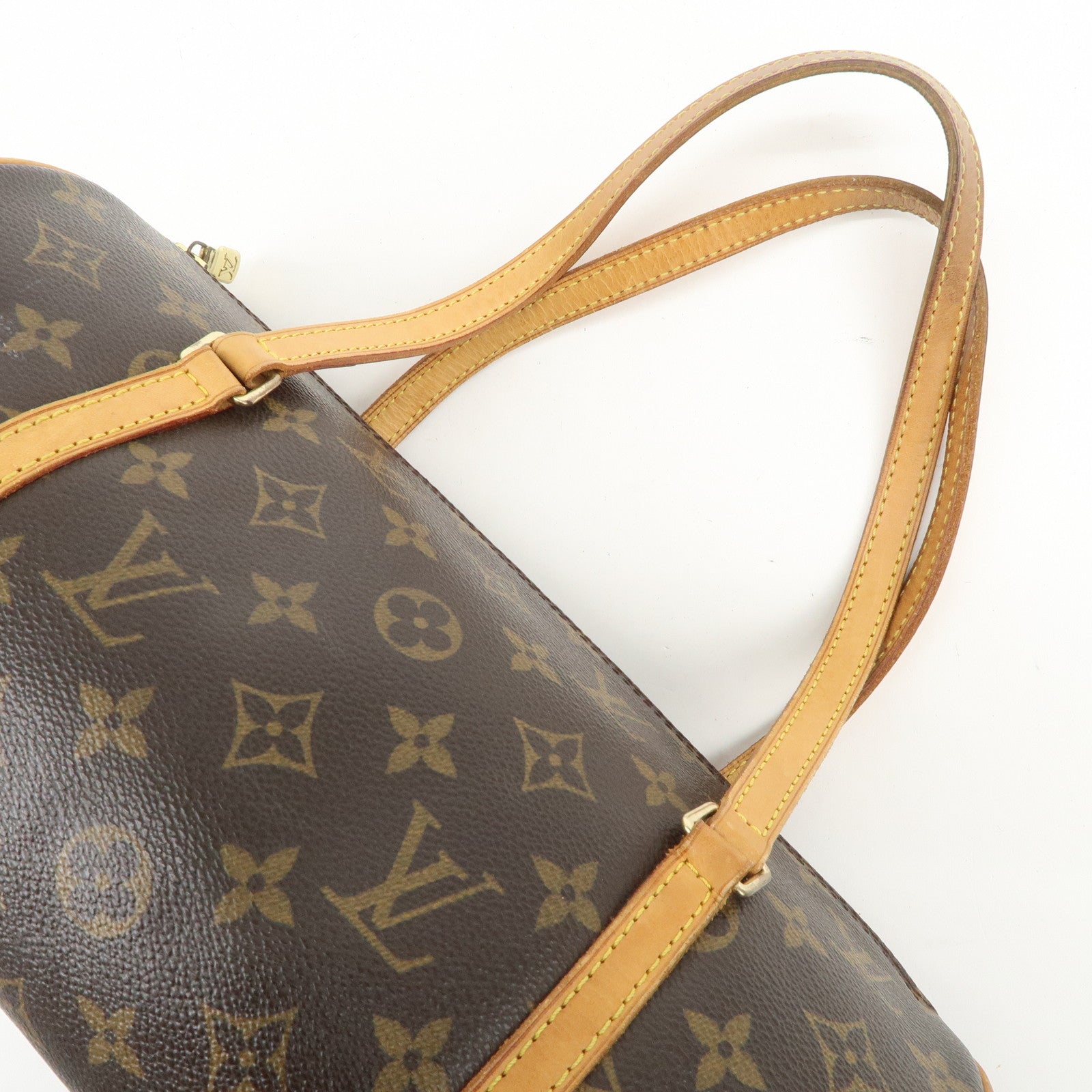 Louis Vuitton Monogram Papillon 30 Hand Bag Brown M51385