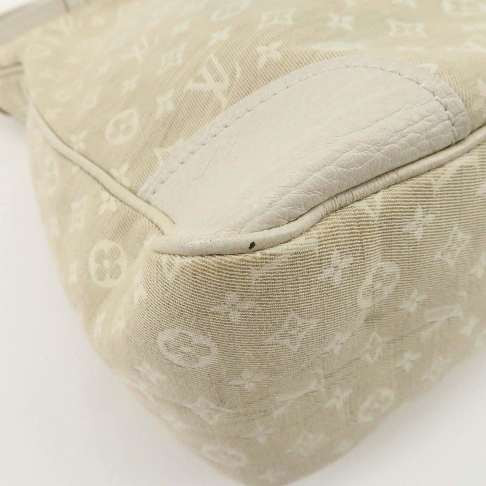 Louis Vuitton Monogram Mini Lin Boulogne Hand Bag Dune M95317