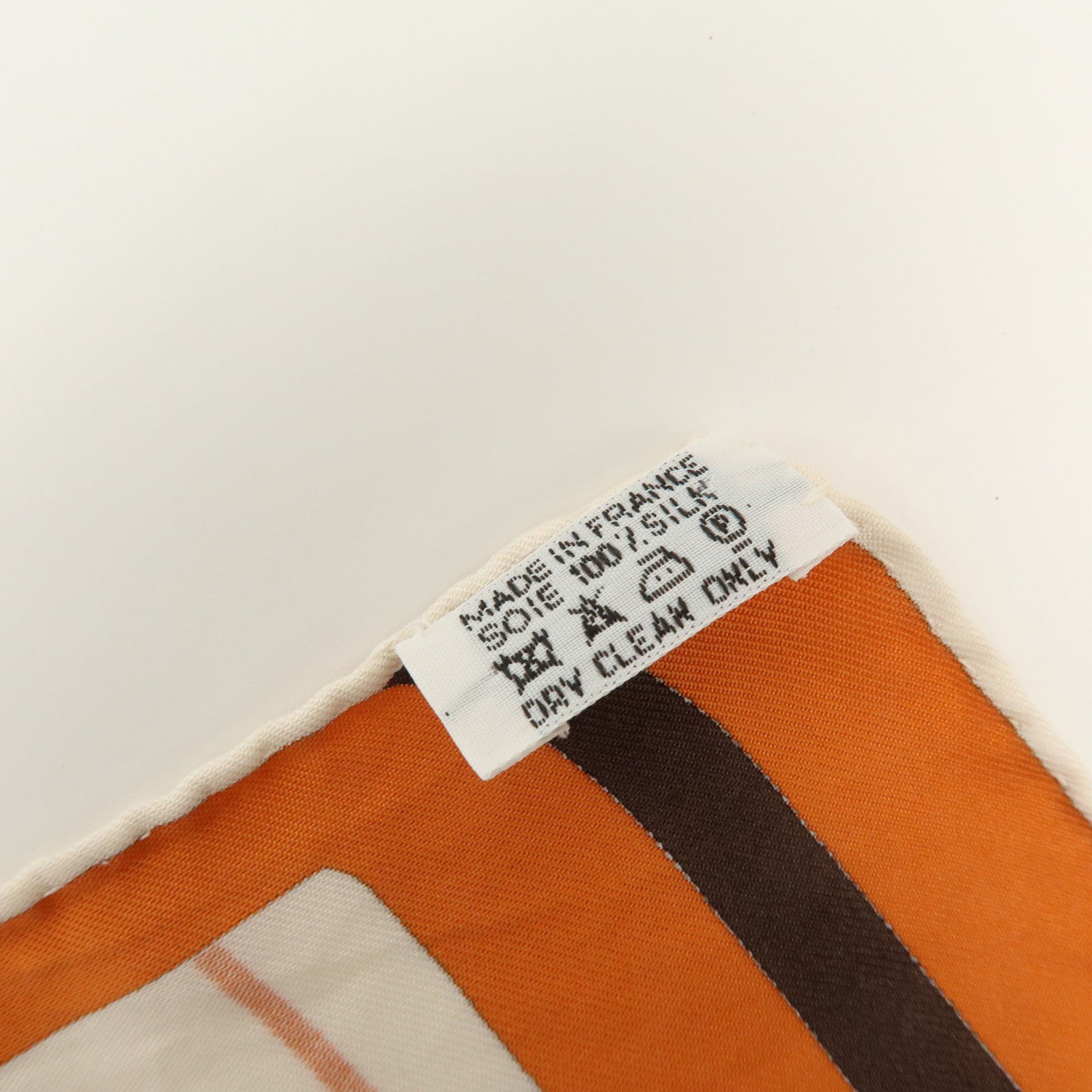 HERMES Carre 90 Silk 100% Scarf Bete de Concours Orange