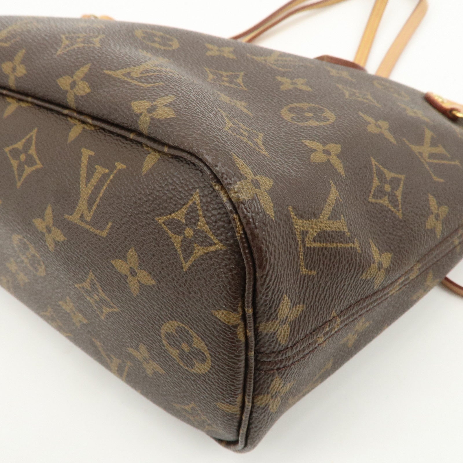 Louis Vuitton Monogram Neverfull PM Tote Bag Brown M41245