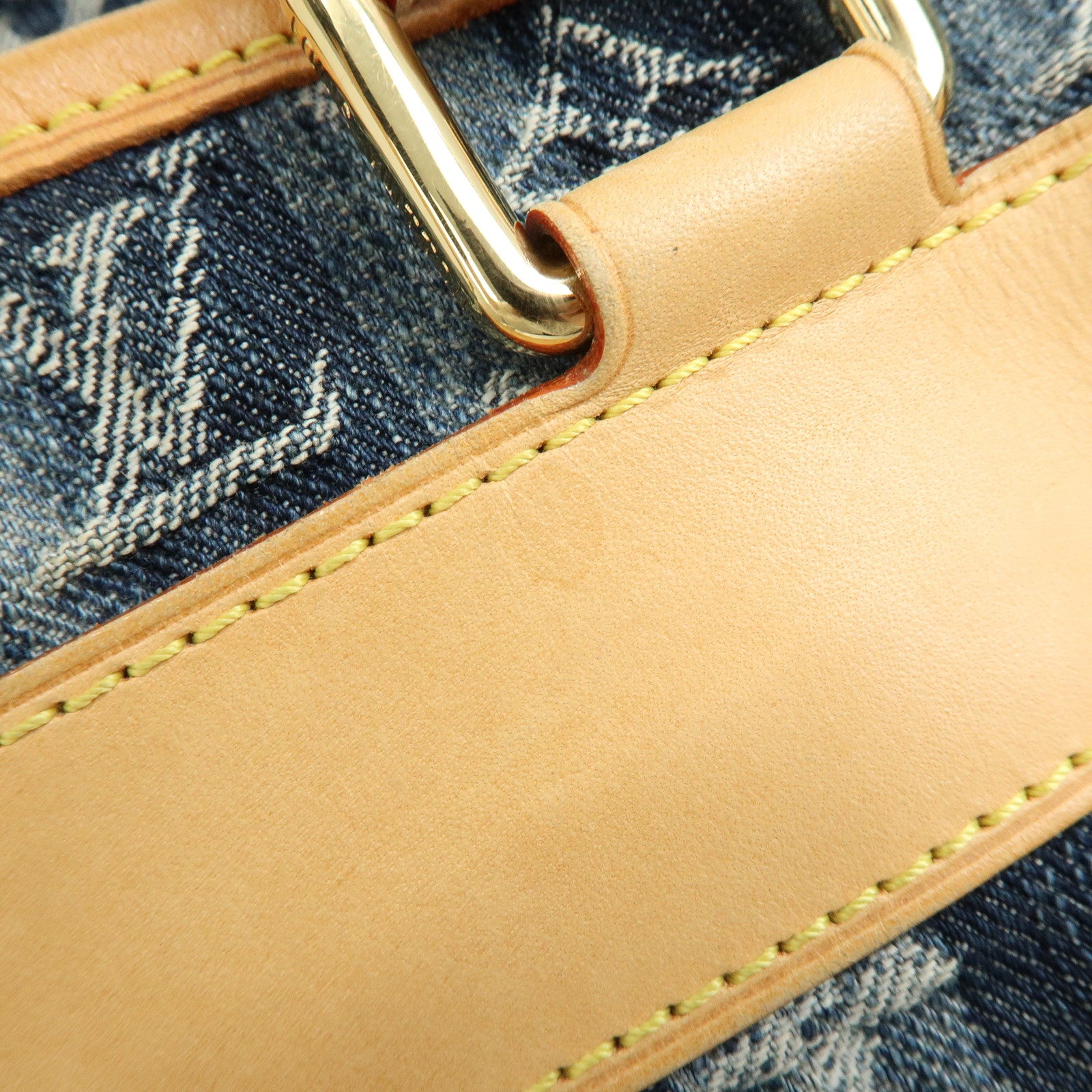 Louis Vuitton Monogram Denim Cabas Raye GM 2Way Hand Bag M95336