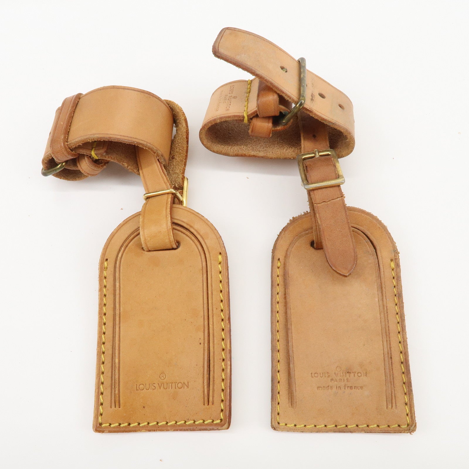 Louis Vuitton Set of 10 Leather Name Tag & Poignet