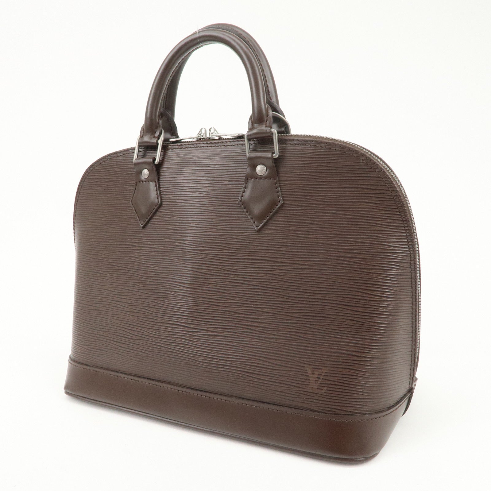Louis Vuitton Epi Leather Alma Hand Bag Mocha M5214D