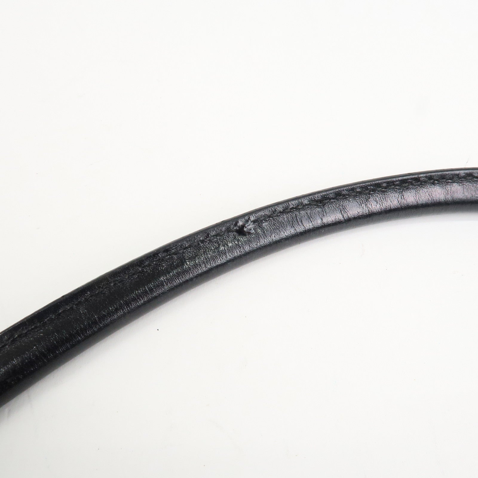 GUCCI Micro Guccissima Leather Hand Bag Black 022.1115