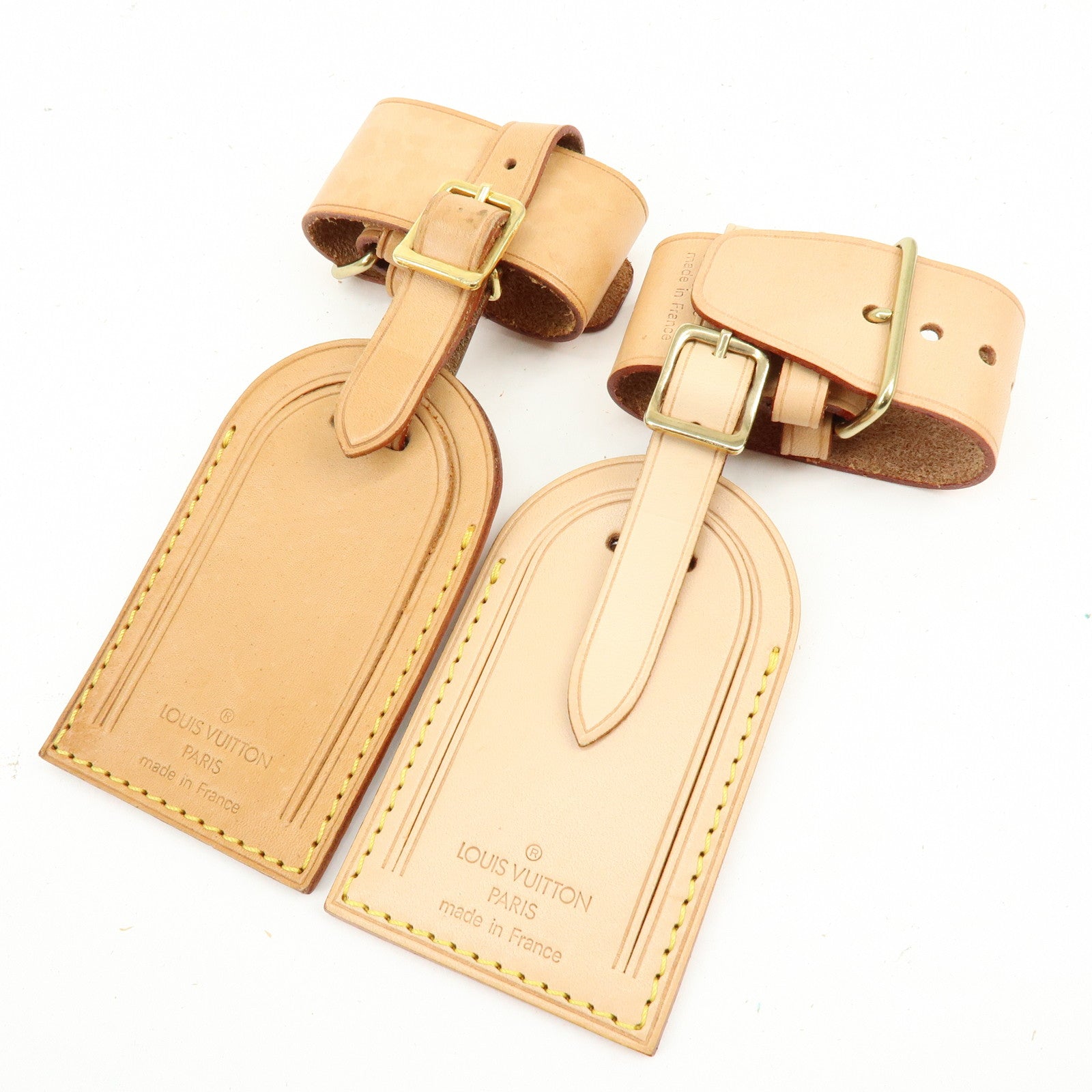 Louis Vuitton Set of 10 Leather Name Tag & Poignet