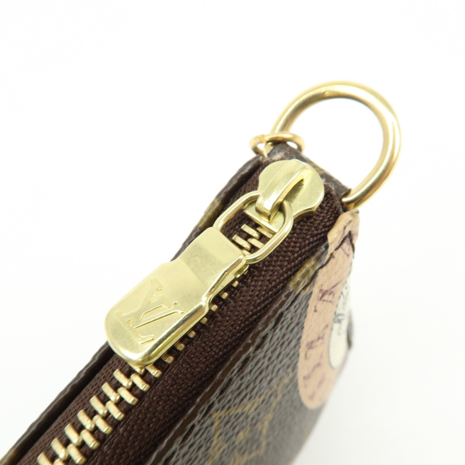 Louis Vuitton Monogram Patch Mini Pochette Accessoire Brown M95804