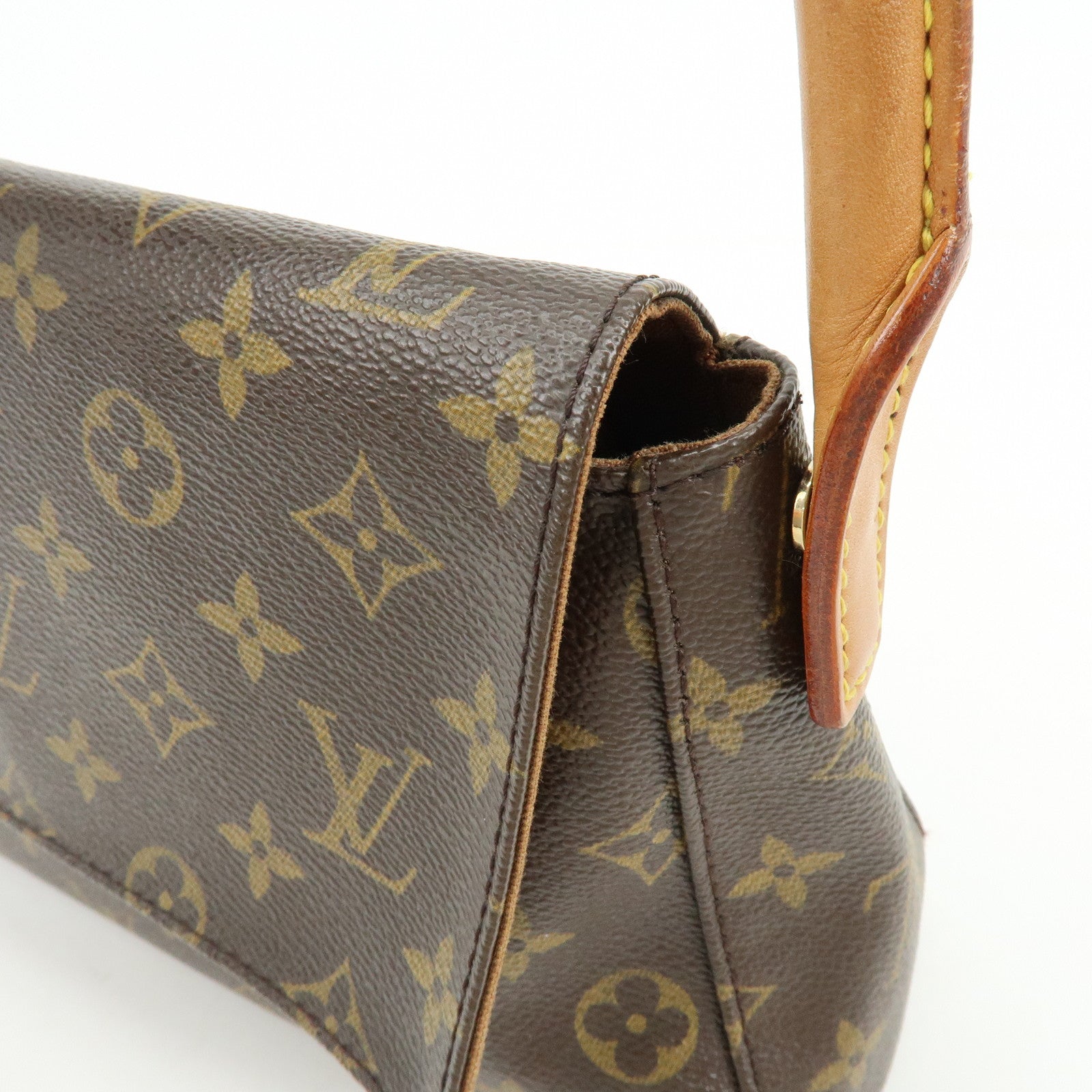 Louis Vuitton Monogram Mini Looping Shoulder Bag Brown M51147