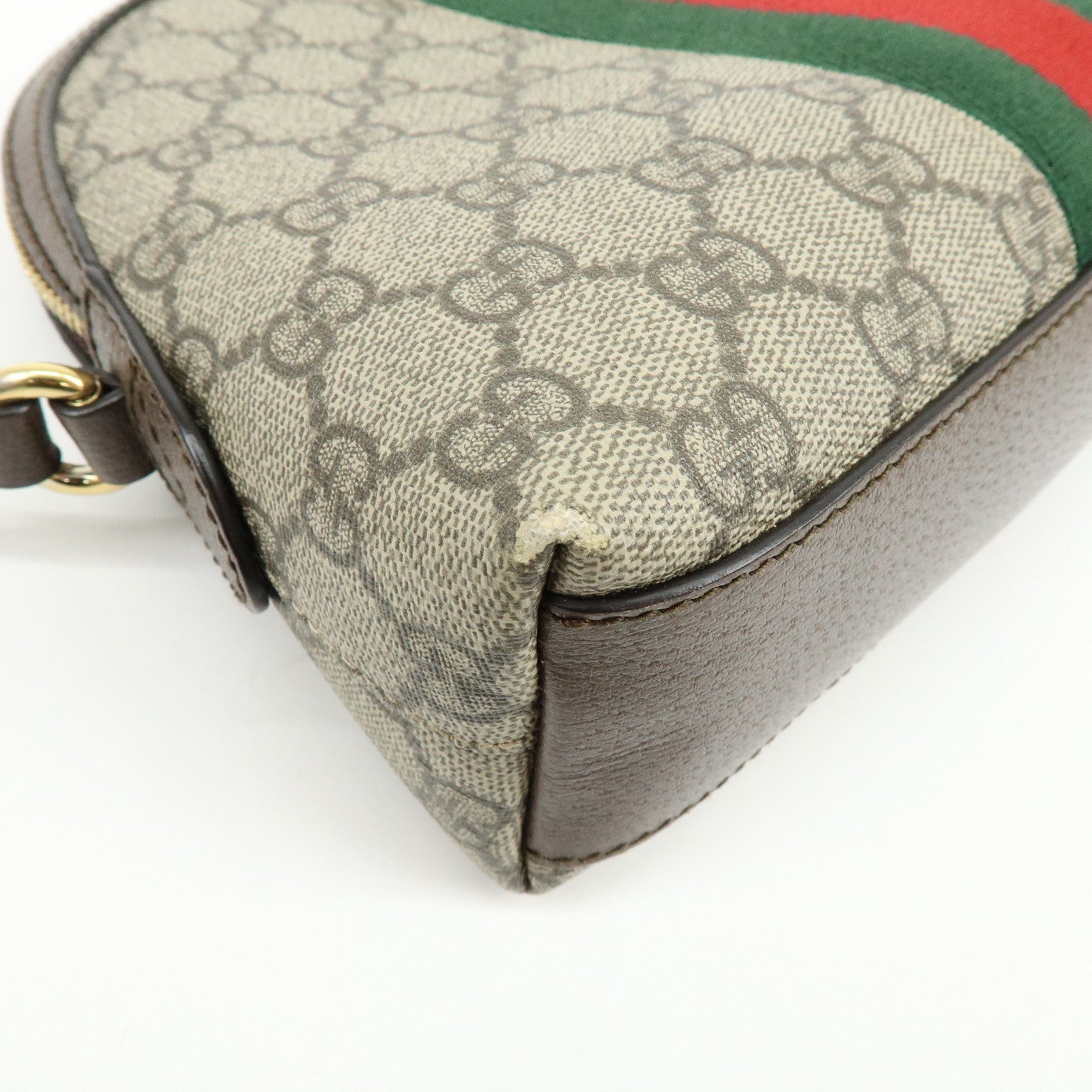 GUCCI Ophidia GG Supreme Shoulder Bag Crossbody Bag Brown 499621