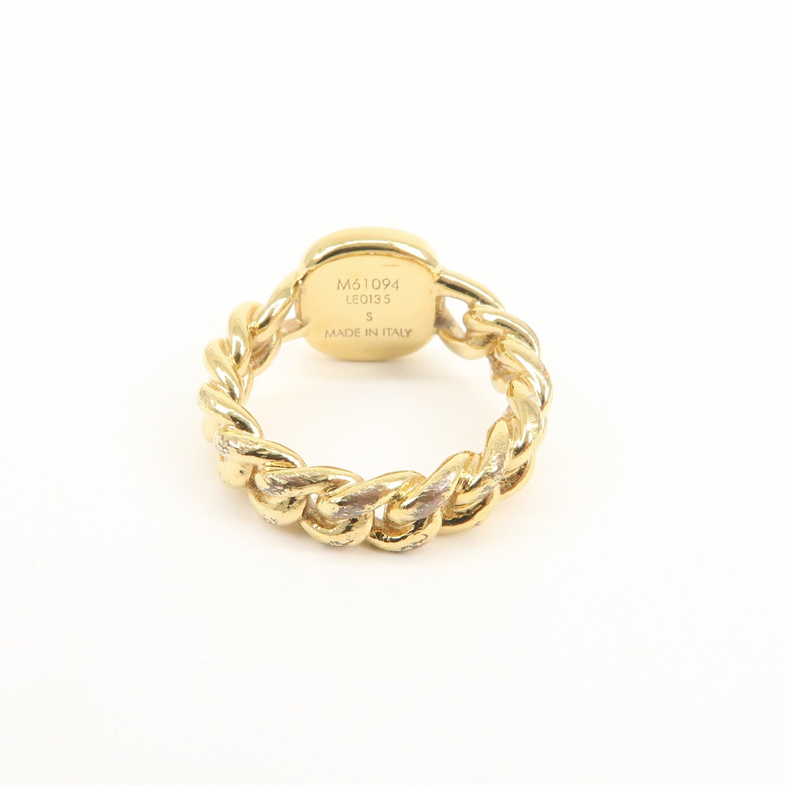 Louis Vuitton ID Ring Metal Gold Silver M61094