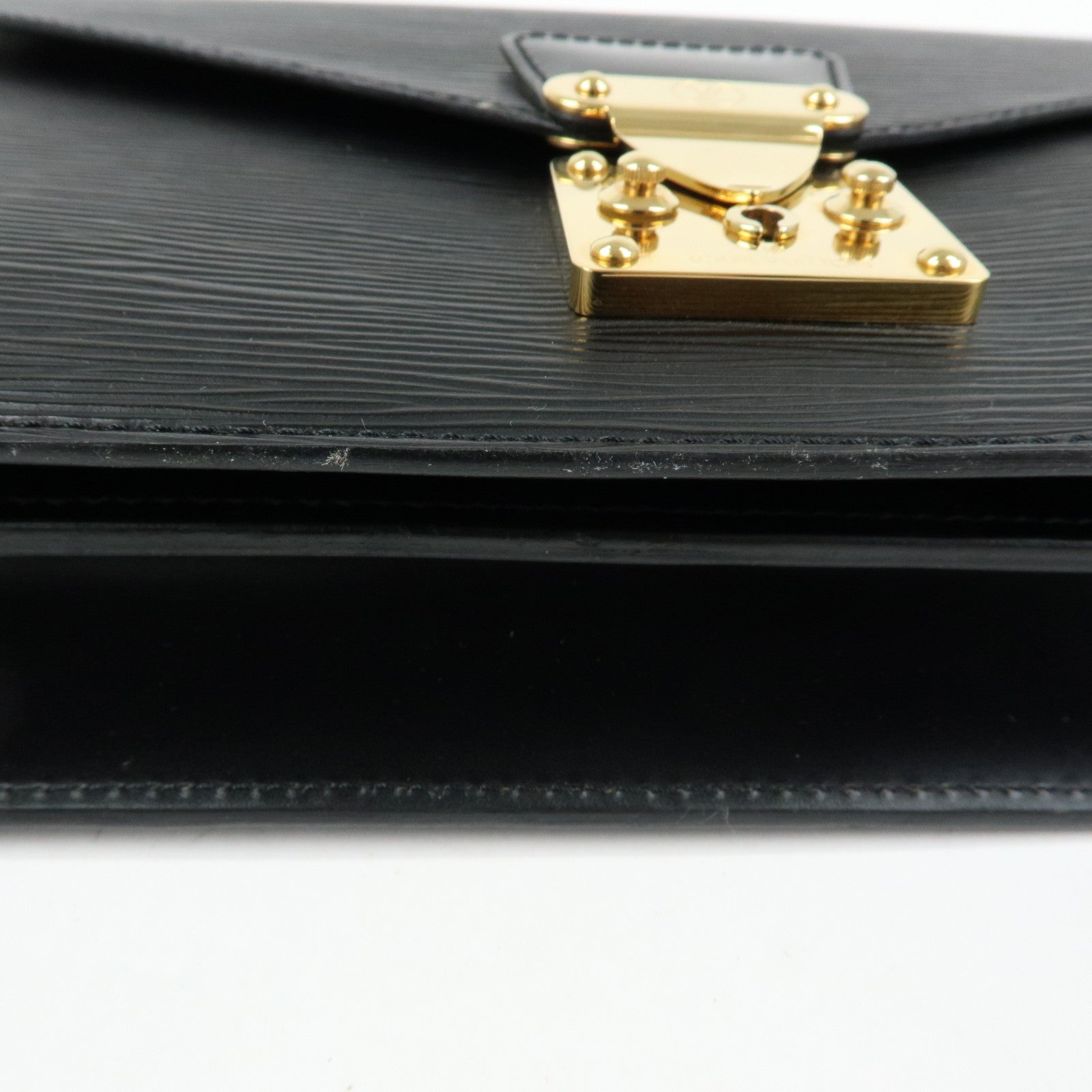 Louis Vuitton Epi Concorde Leather Hand Bag Noir Black M52132