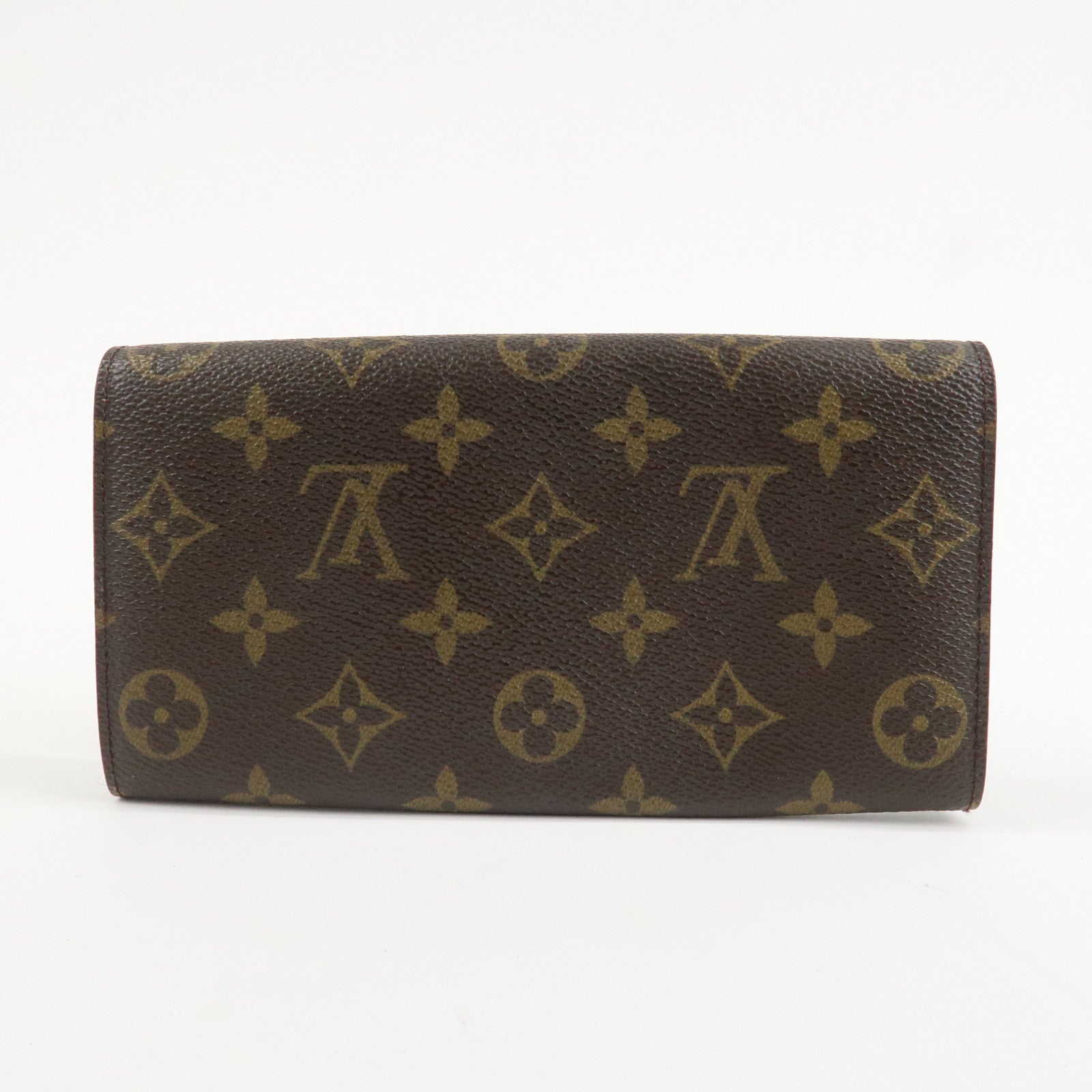Louis Vuitton Monogram Pochette Porte Monnaie Credit Long Wallet M61725 Used