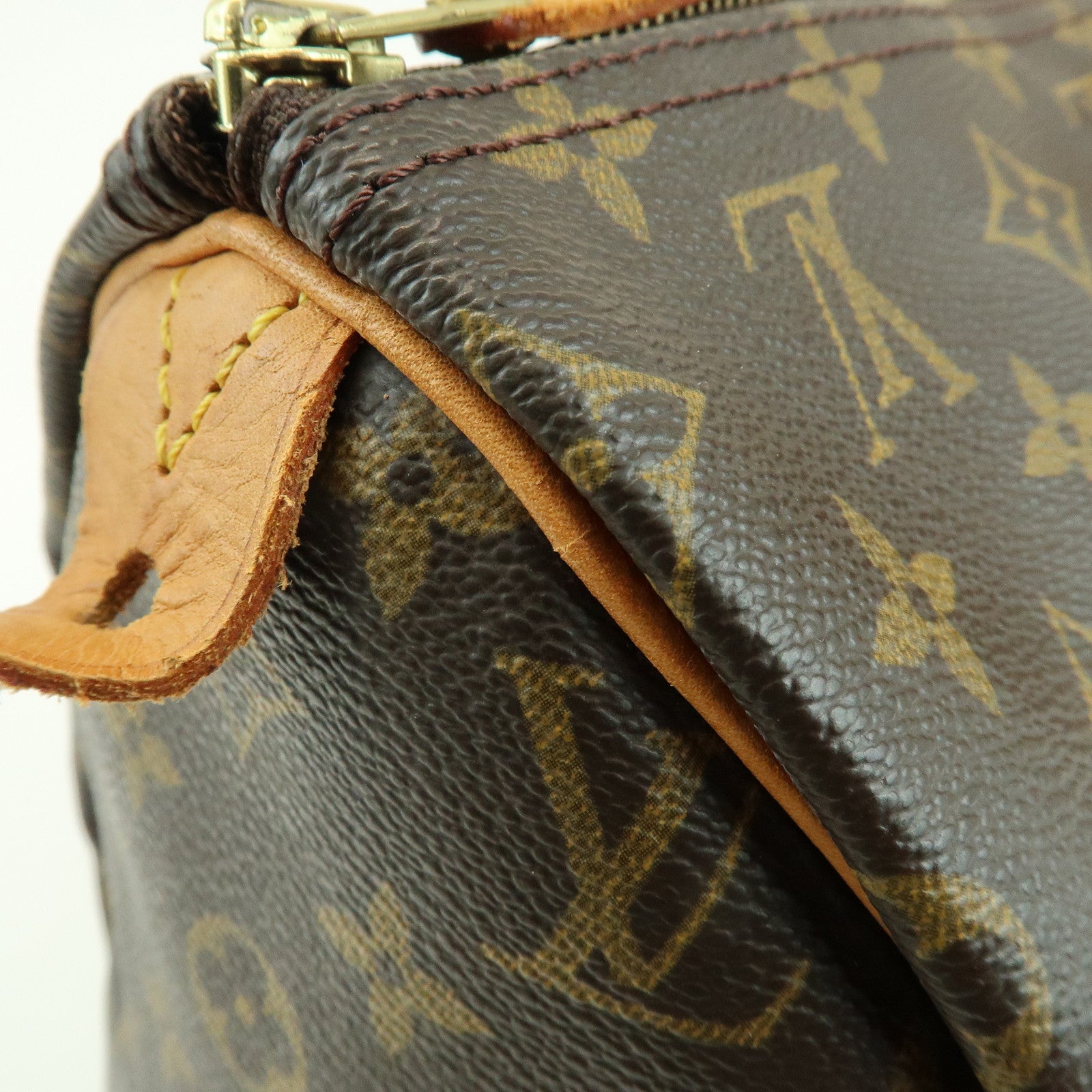 Louis Vuitton Monogram Speedy 40 Hand Bag Boston Bag Brown M41522