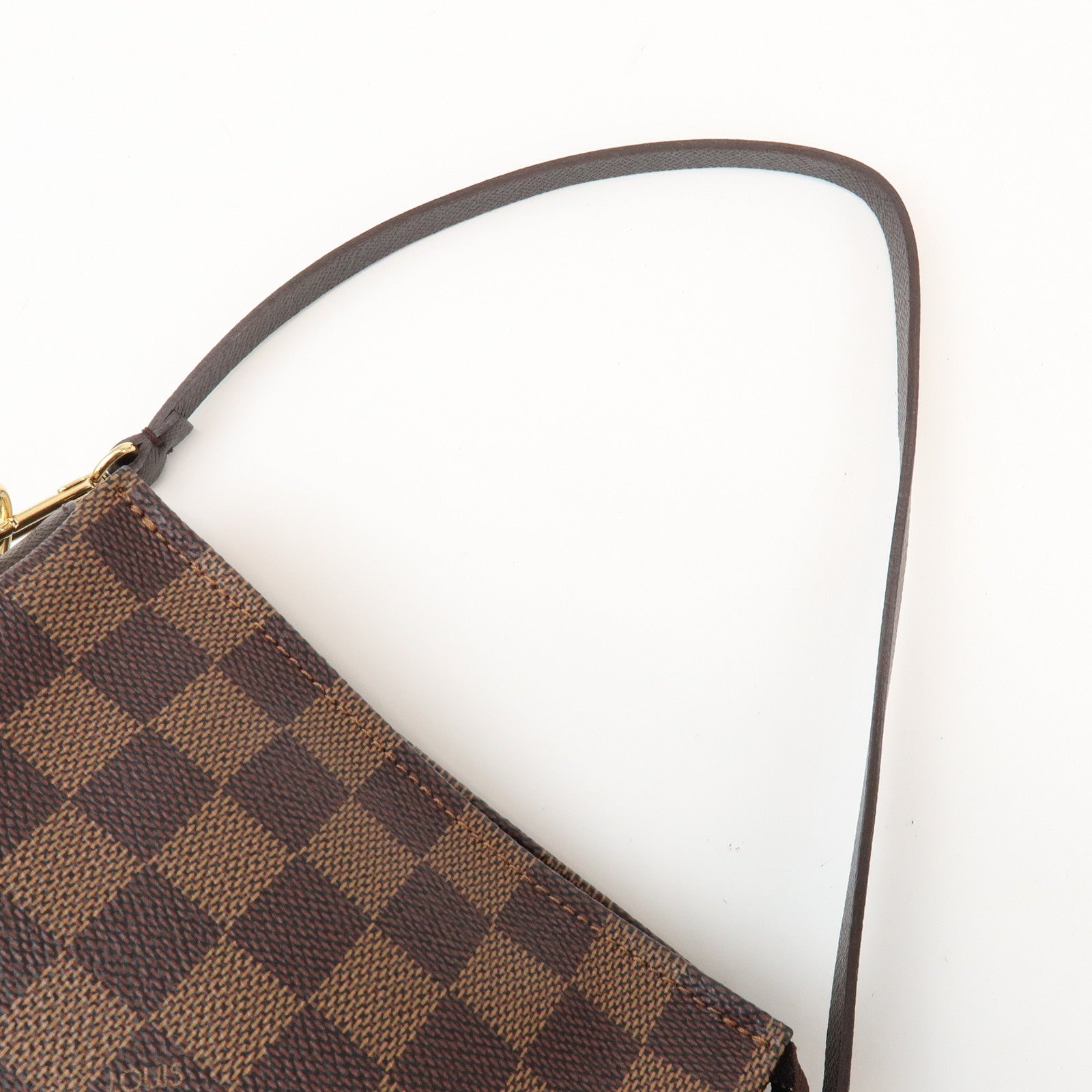 Louis Vuitton Damier Trousse Makeup Accessory Pouch Brown N51982