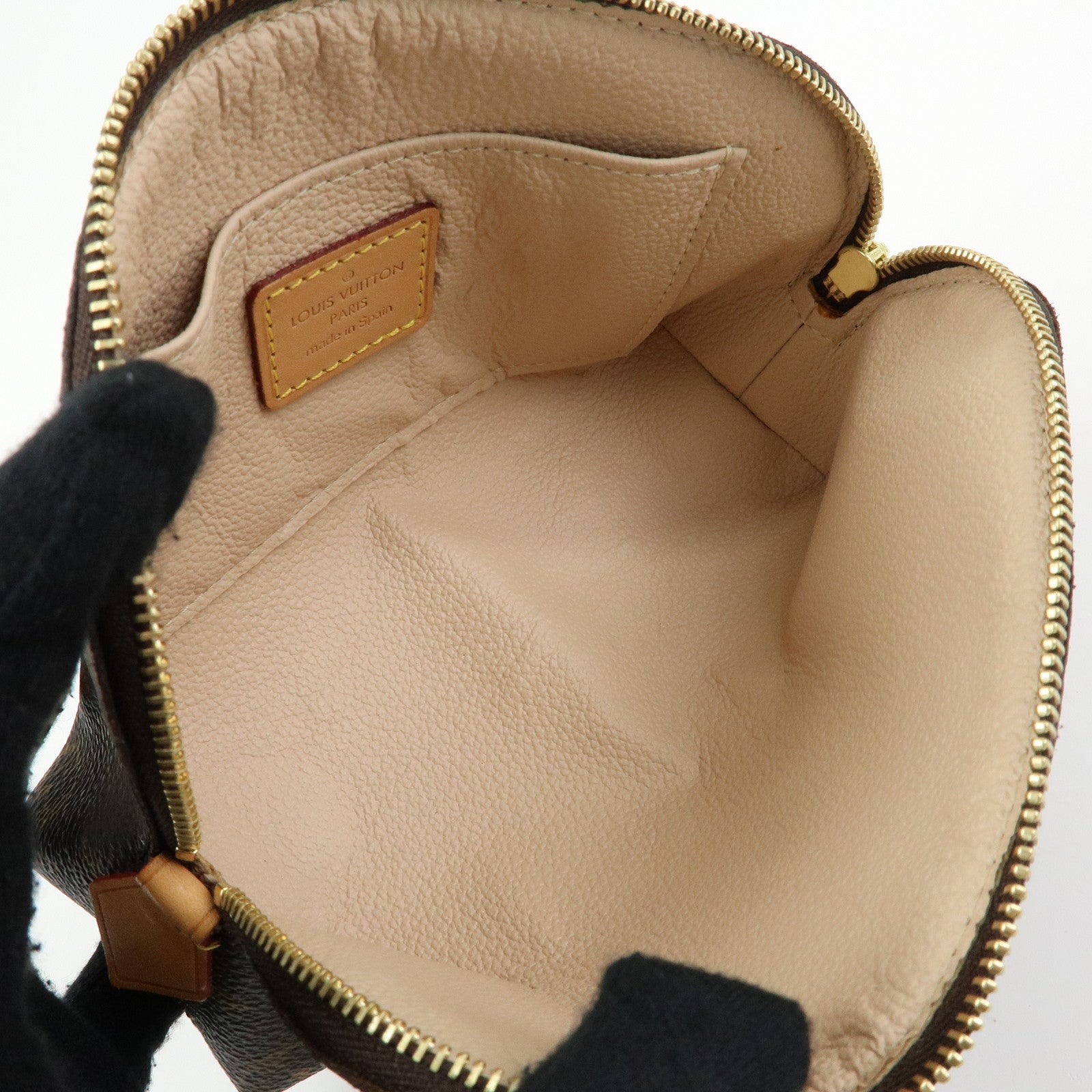 Louis Vuitton Monogram Pochette Cosmetic PM Pouch Brown M47515