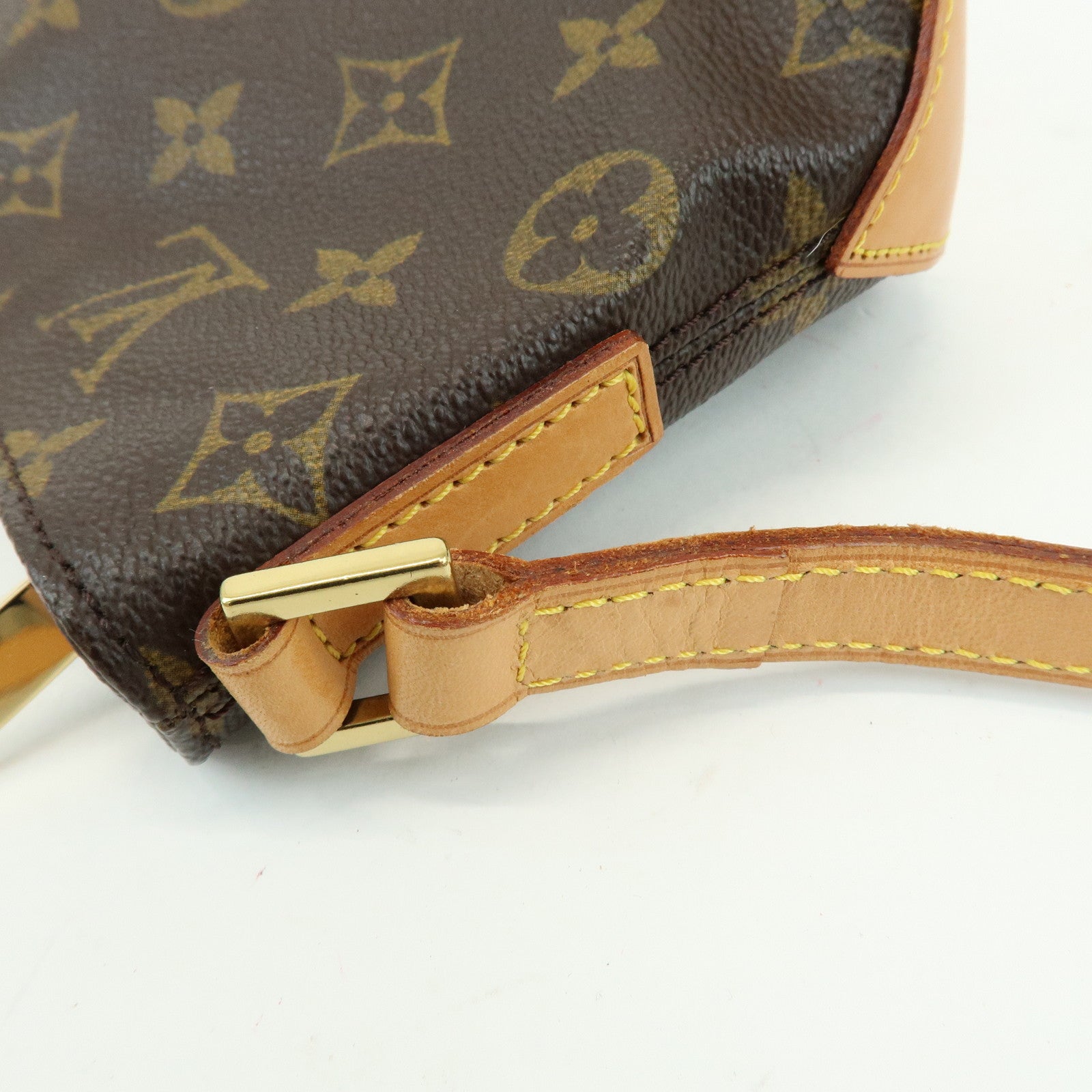 Louis Vuitton Monogram Trotteur Canvas Leather Shoulder Bag M51240