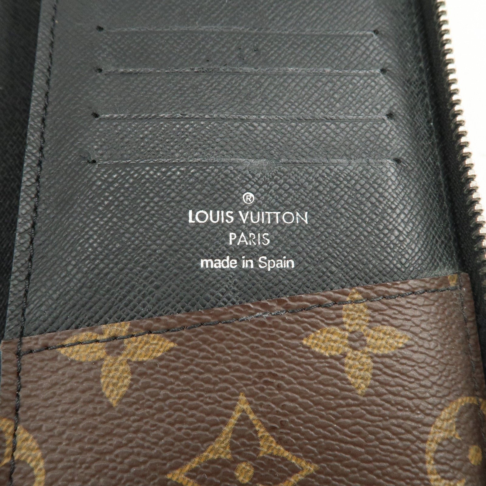 Louis Vuitton Monogram Macassar Zippy Wallet Vertical M60109